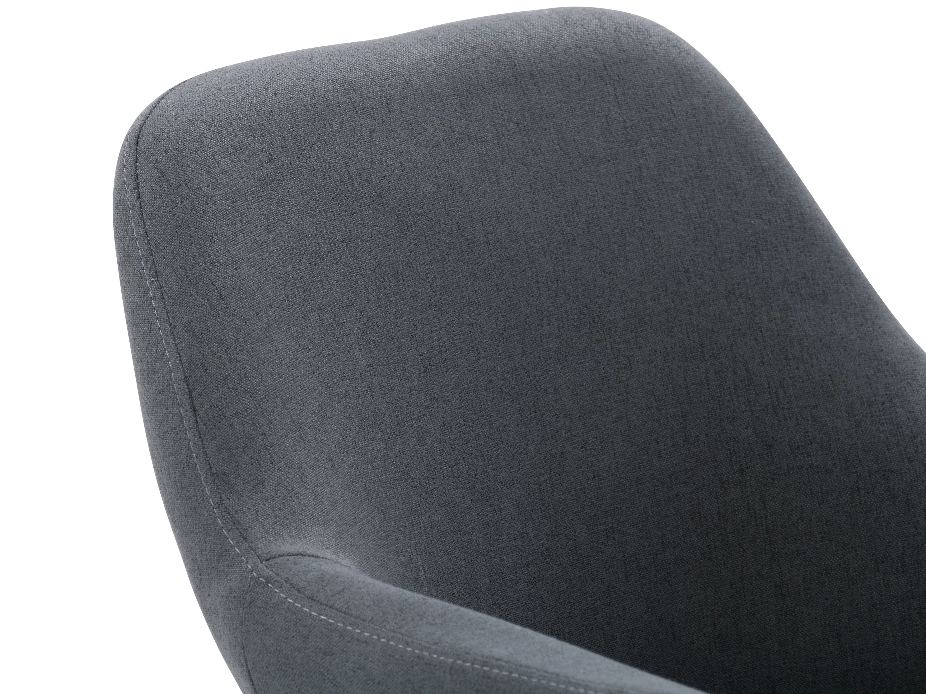 Dark Grey Dining Chairs, Set of 2