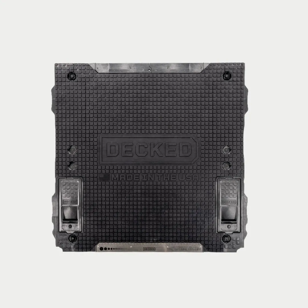Decked Battle Mat Midsize - durable rubber mat for top of midsize long vY Drawer Systems