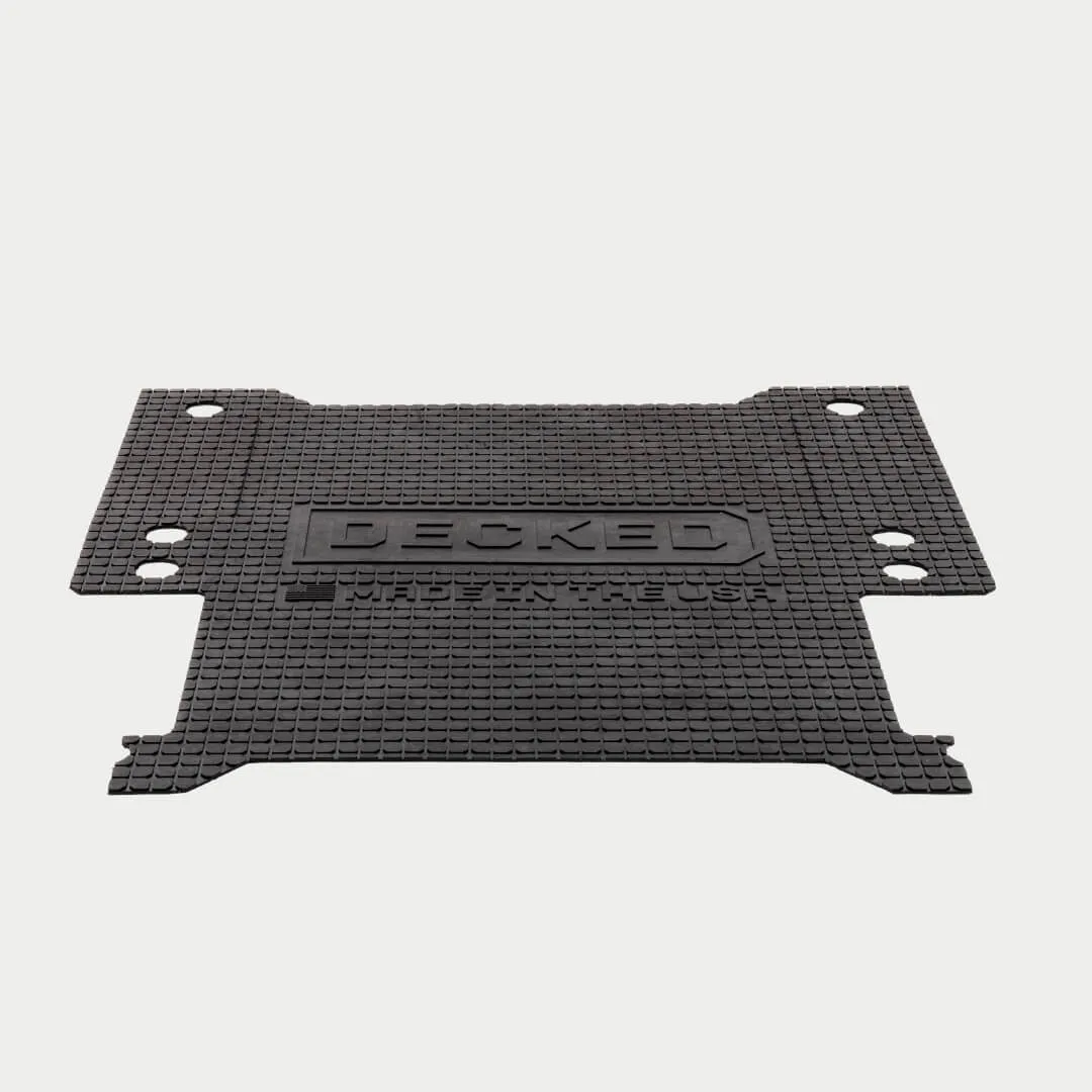 Decked Battle Mat Midsize - durable rubber mat for top of midsize long vY Drawer Systems