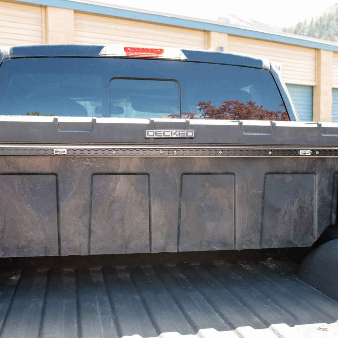 Decked- Tool Box Core Trax - two pieces & two load locks