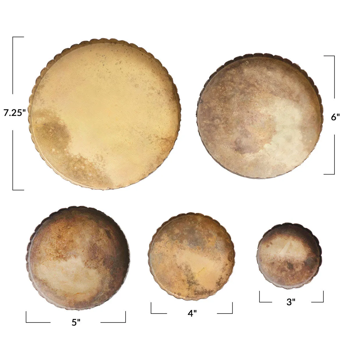 Decorative Trays - Set of 5
