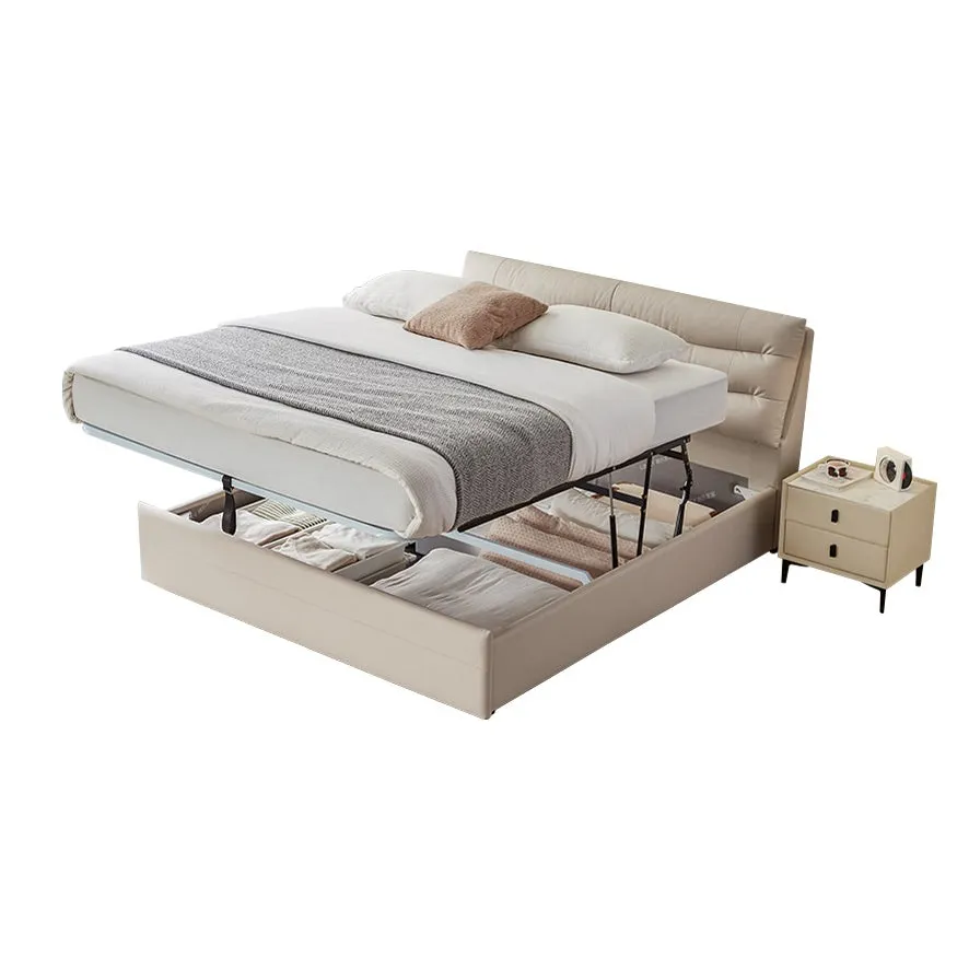 ERYA Leather Lift-up Storage Bed