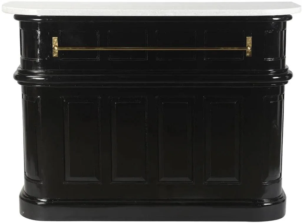 Euro Inspired Black Pub Bar