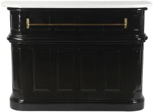 Euro Inspired Black Pub Bar