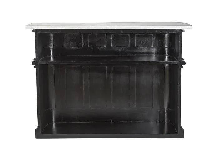 Euro Inspired Black Pub Bar