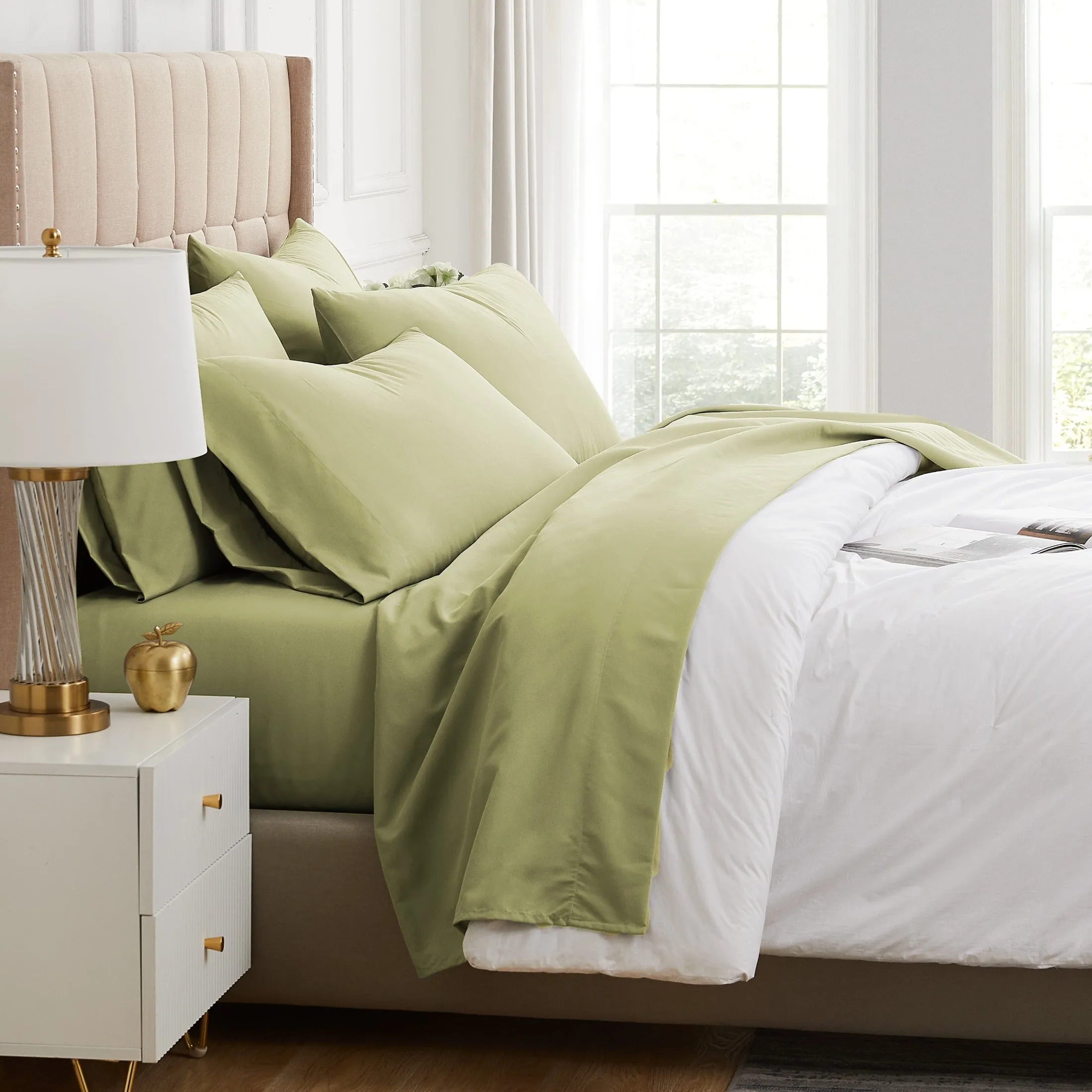 Everyday Essentials 6-Piece Sheet Set in Pastels