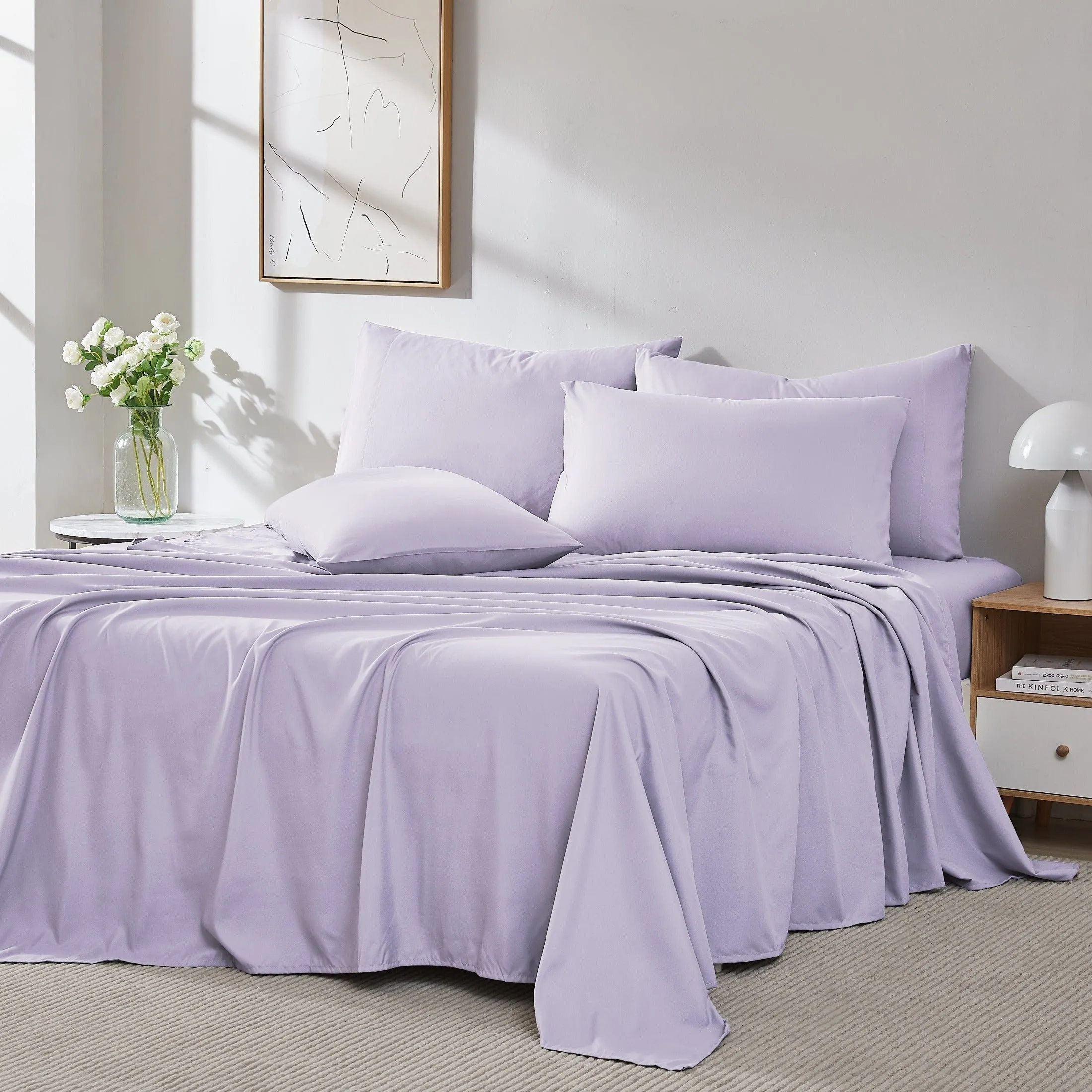 Everyday Essentials 6-Piece Sheet Set in Pastels