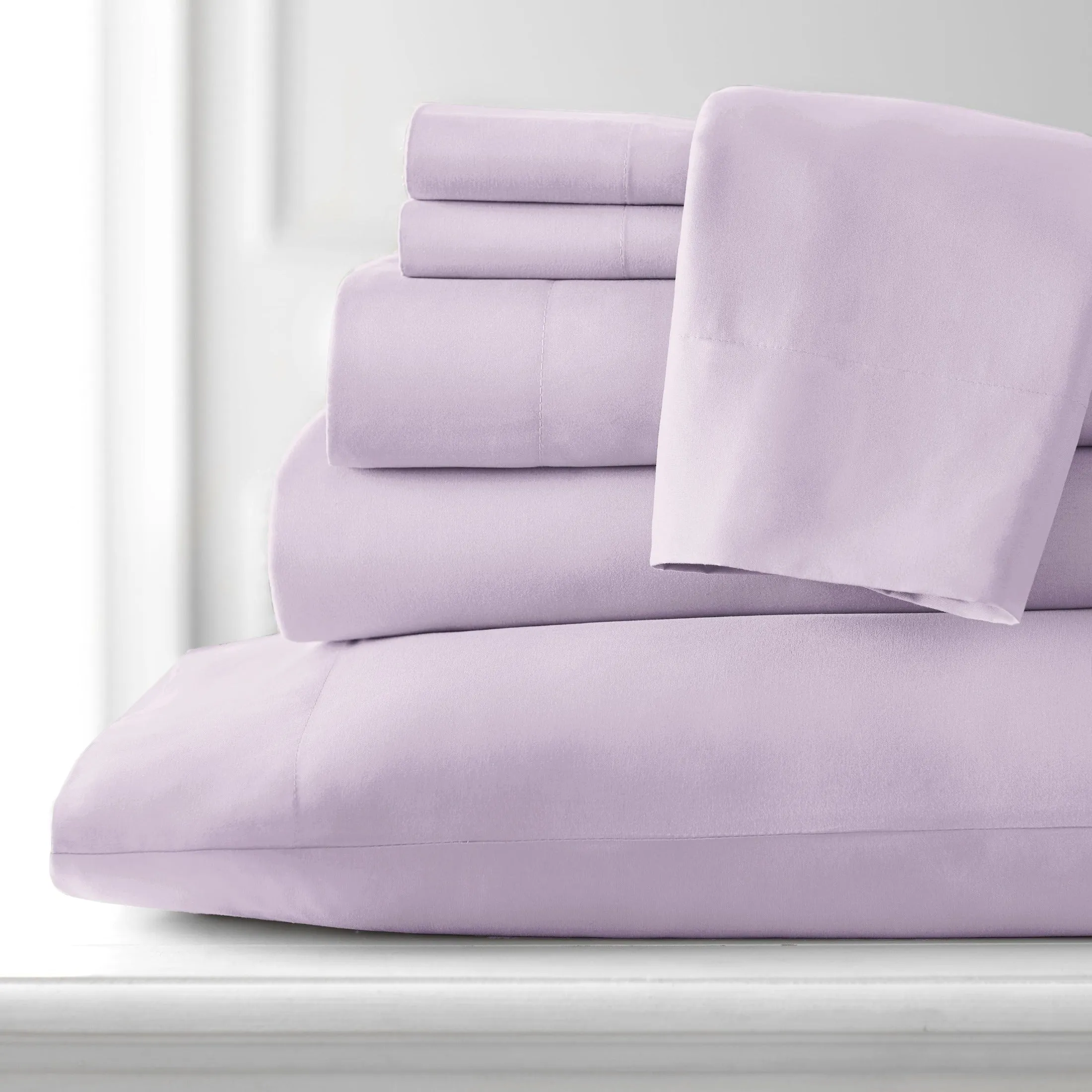 Everyday Essentials 6-Piece Sheet Set in Pastels