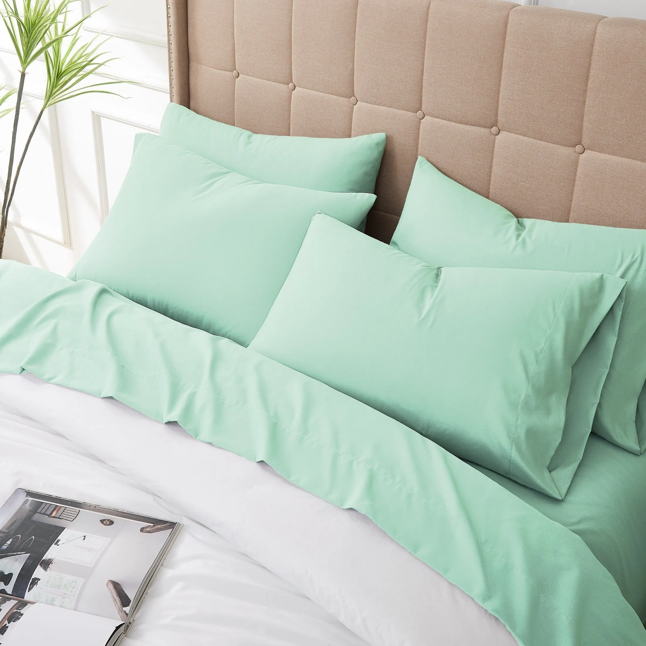 Everyday Essentials 6-Piece Sheet Set in Pastels