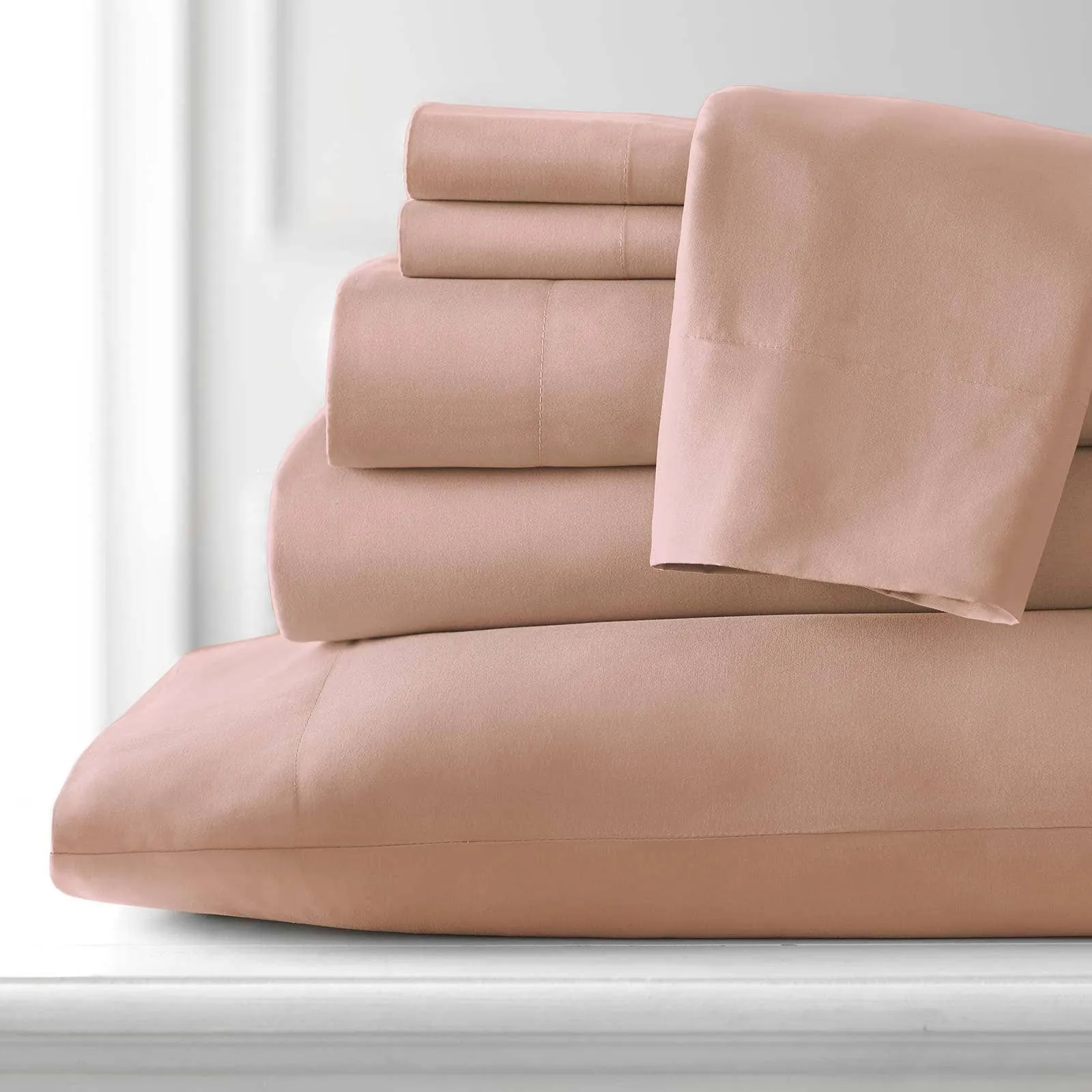 Everyday Essentials 6-Piece Sheet Set in Pastels
