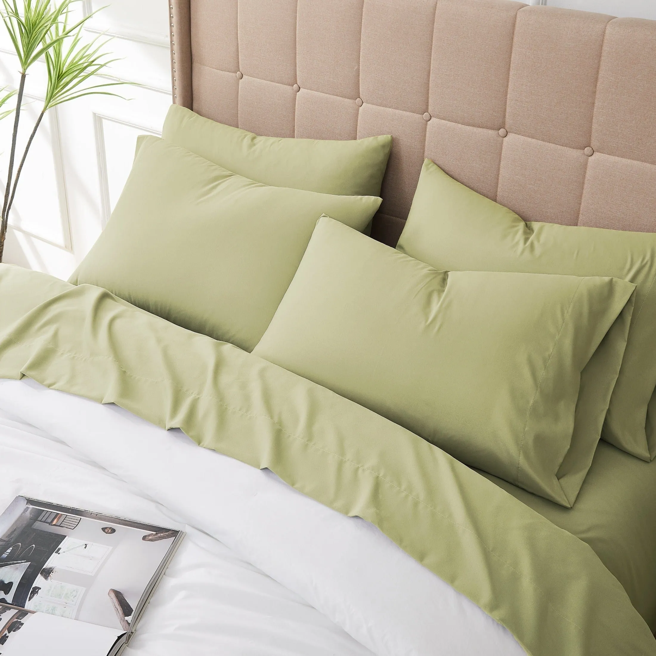 Everyday Essentials 6-Piece Sheet Set in Pastels
