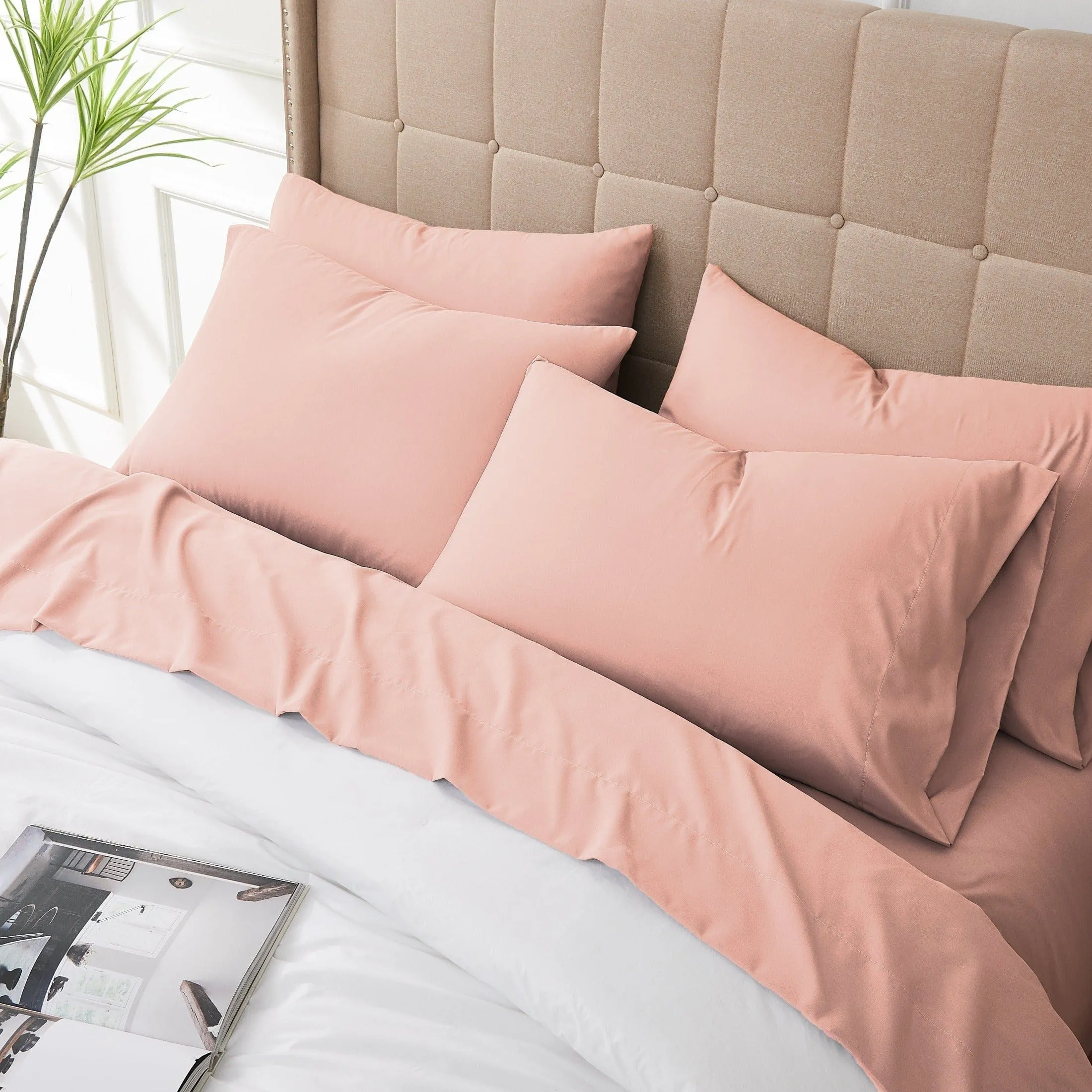 Everyday Essentials 6-Piece Sheet Set in Pastels