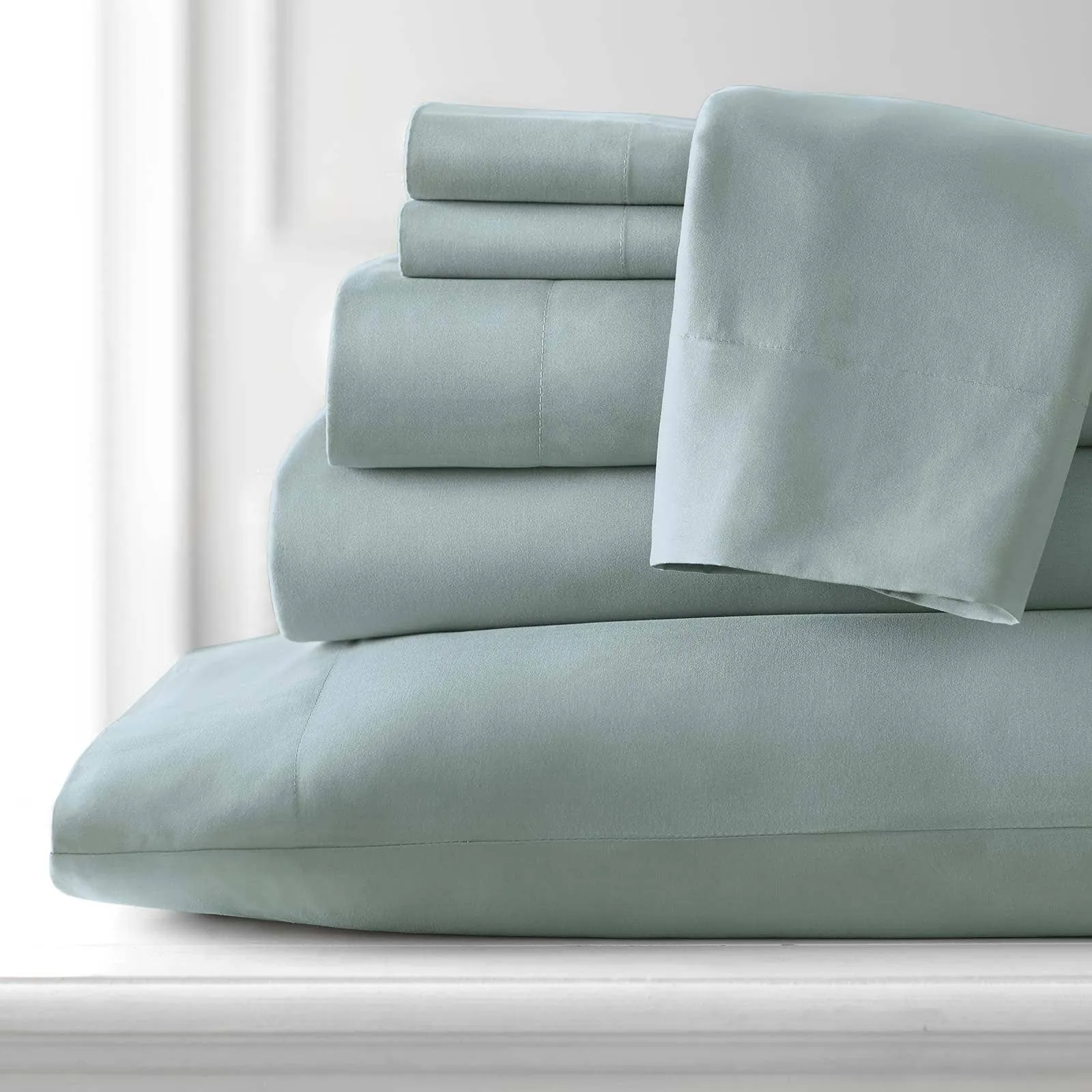 Everyday Essentials 6-Piece Sheet Set in Pastels
