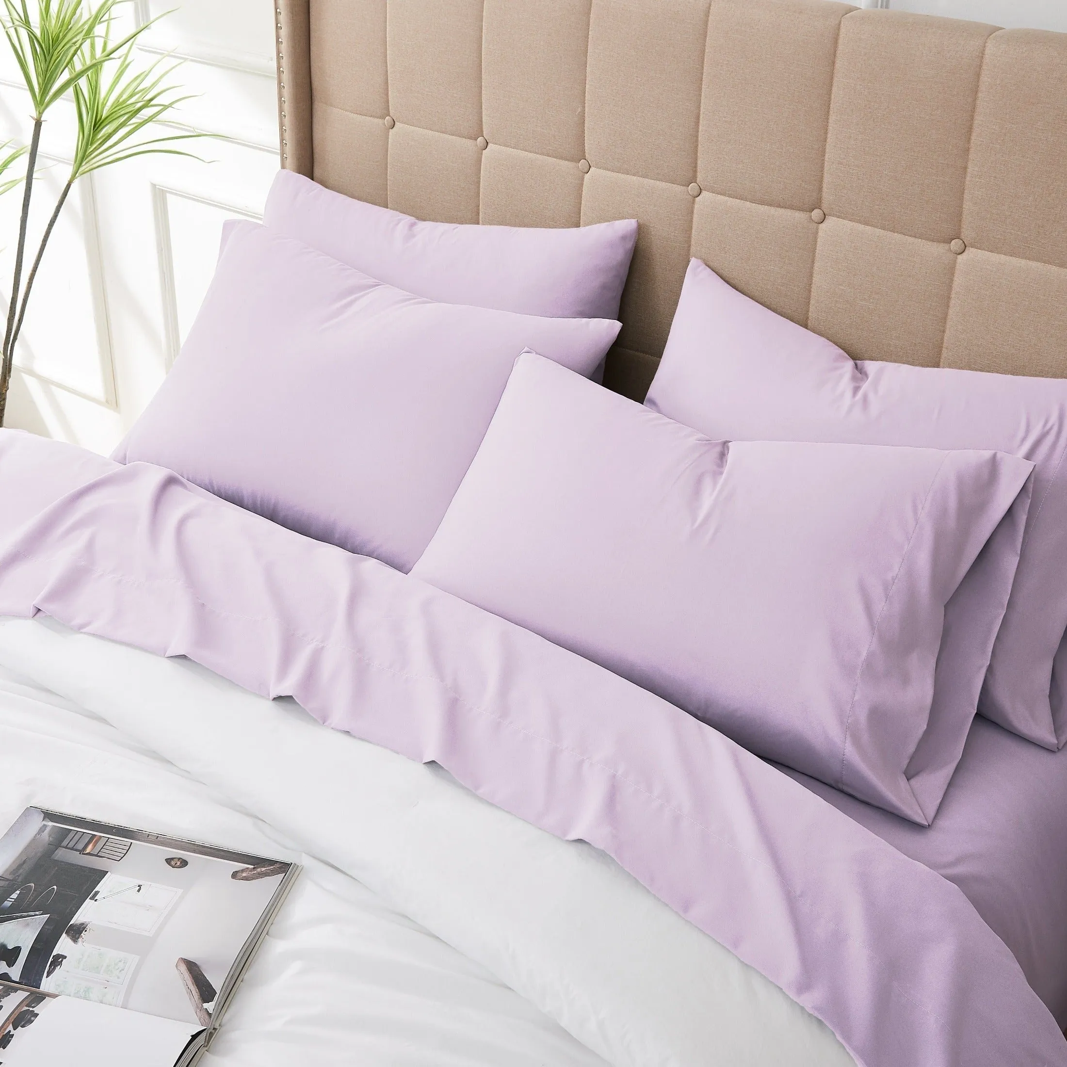 Everyday Essentials 6-Piece Sheet Set in Pastels