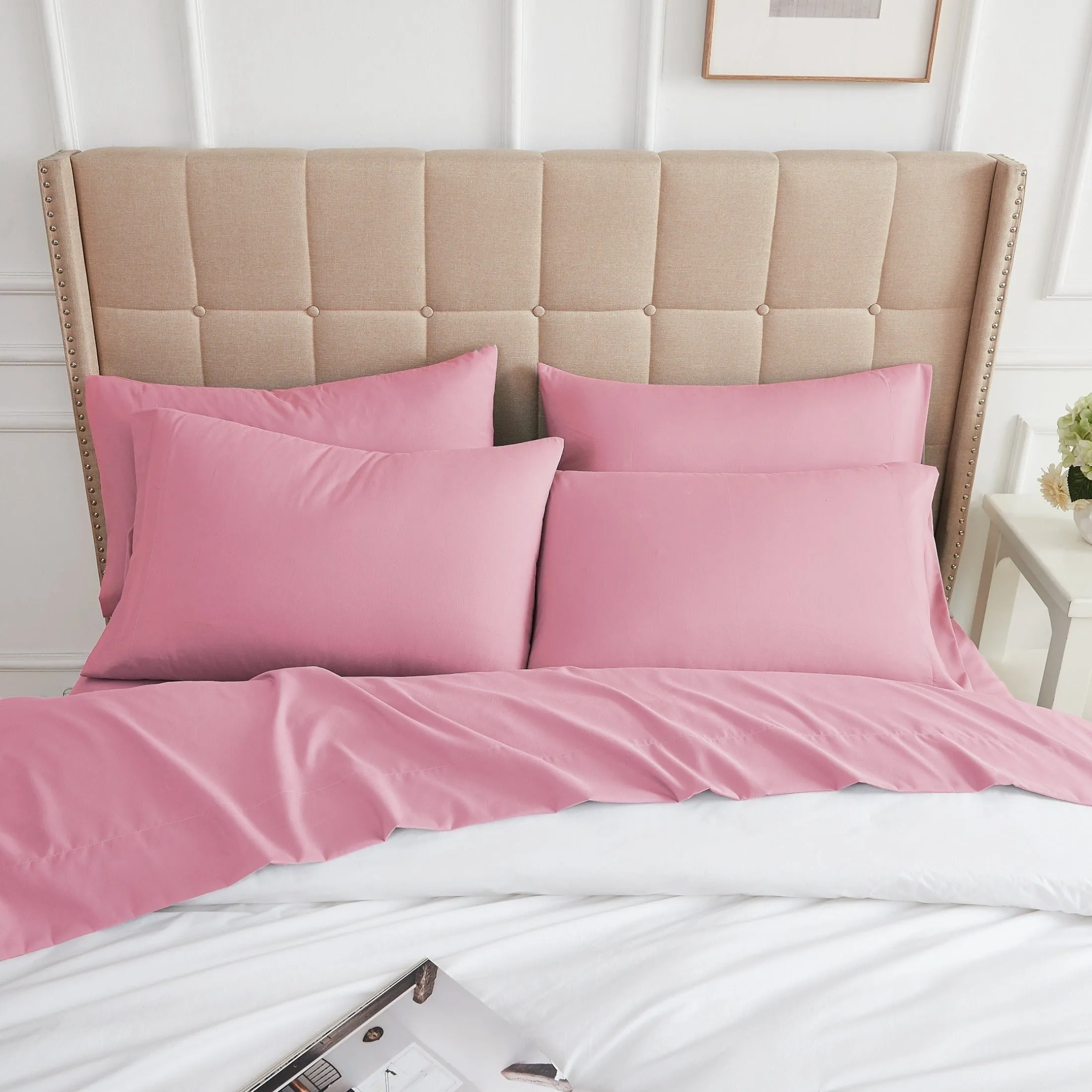 Everyday Essentials 6-Piece Sheet Set in Pastels