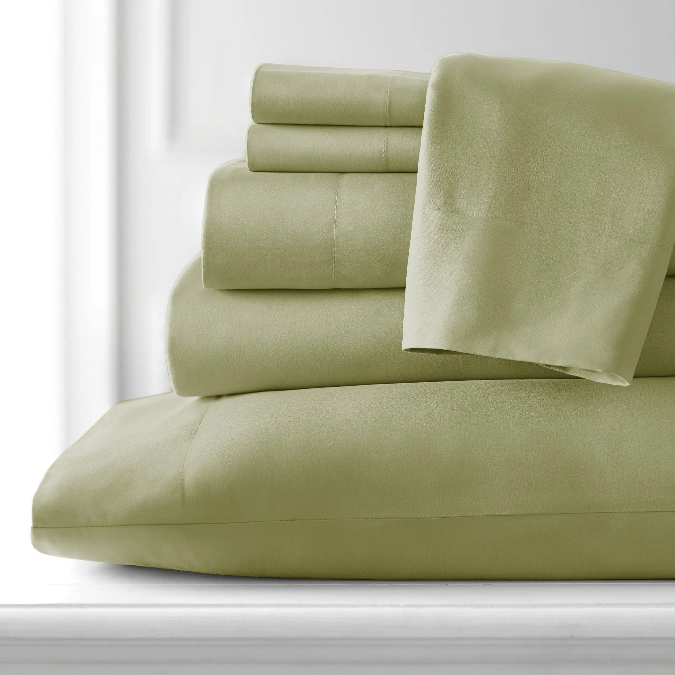 Everyday Essentials 6-Piece Sheet Set in Pastels