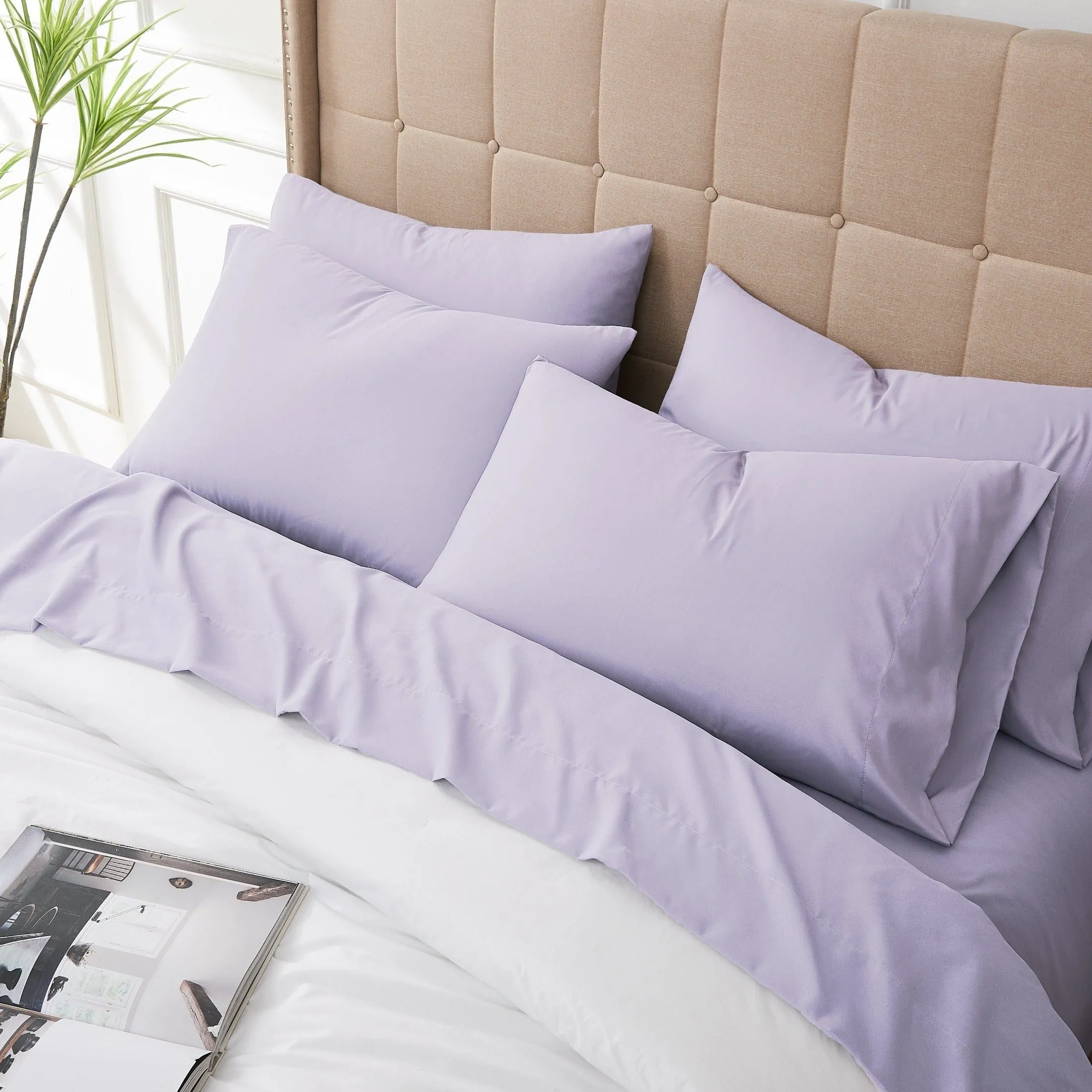Everyday Essentials 6-Piece Sheet Set in Pastels