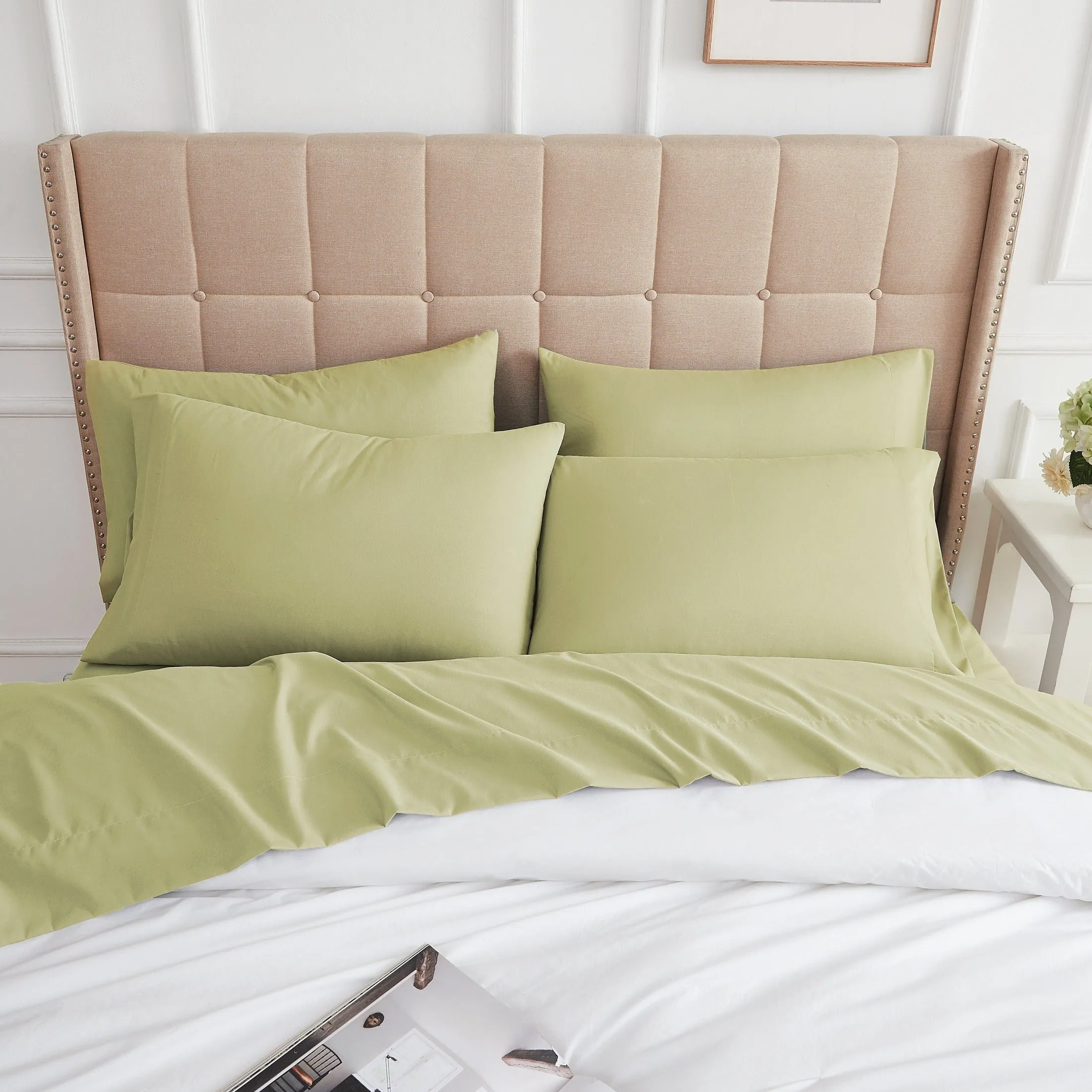 Everyday Essentials 6-Piece Sheet Set in Pastels