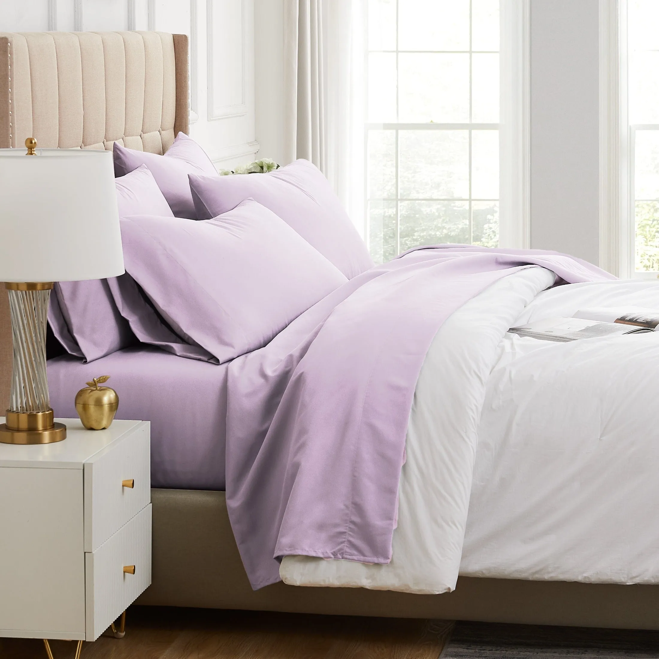 Everyday Essentials 6-Piece Sheet Set in Pastels