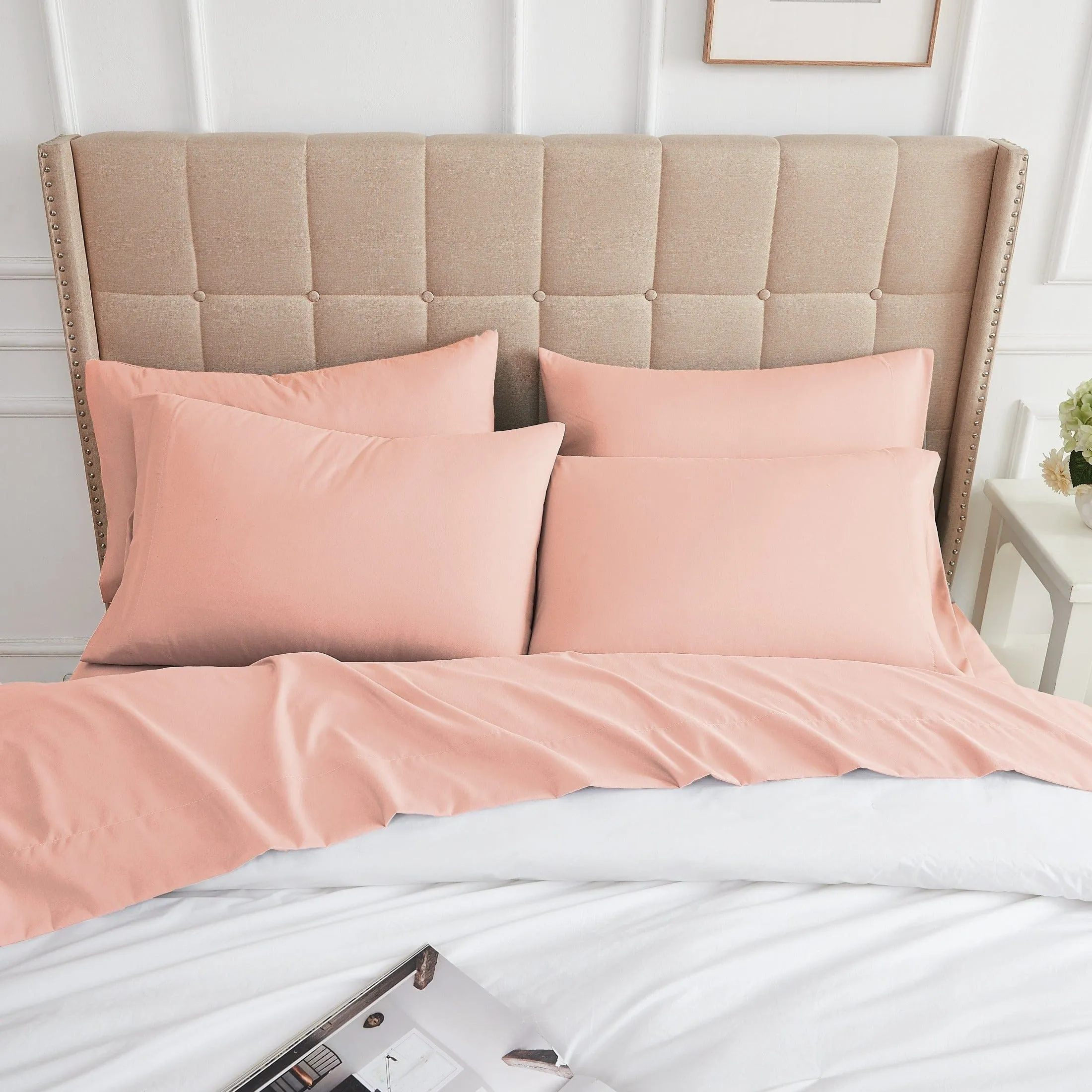 Everyday Essentials 6-Piece Sheet Set in Pastels