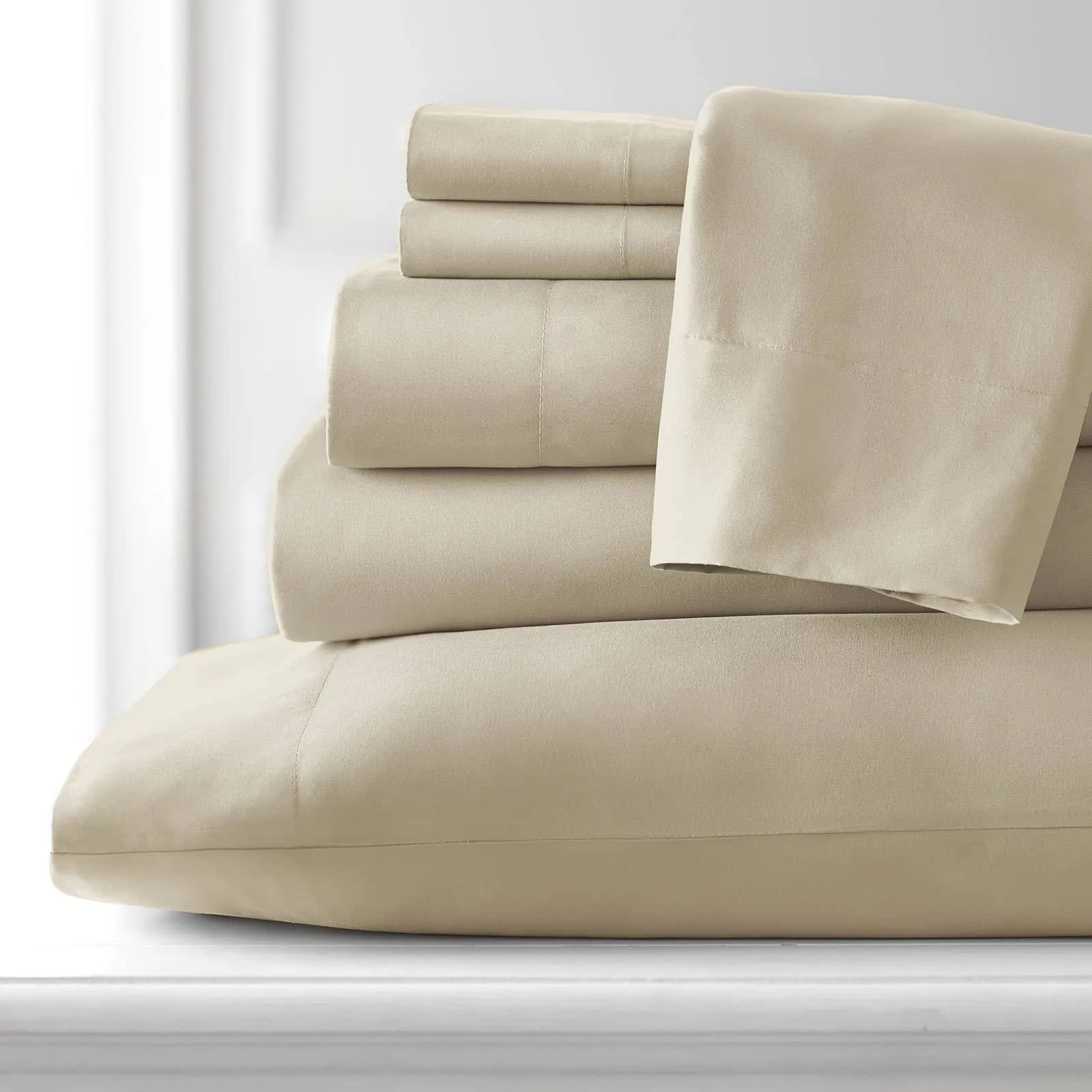 Everyday Essentials 6-Piece Sheet Set in Pastels