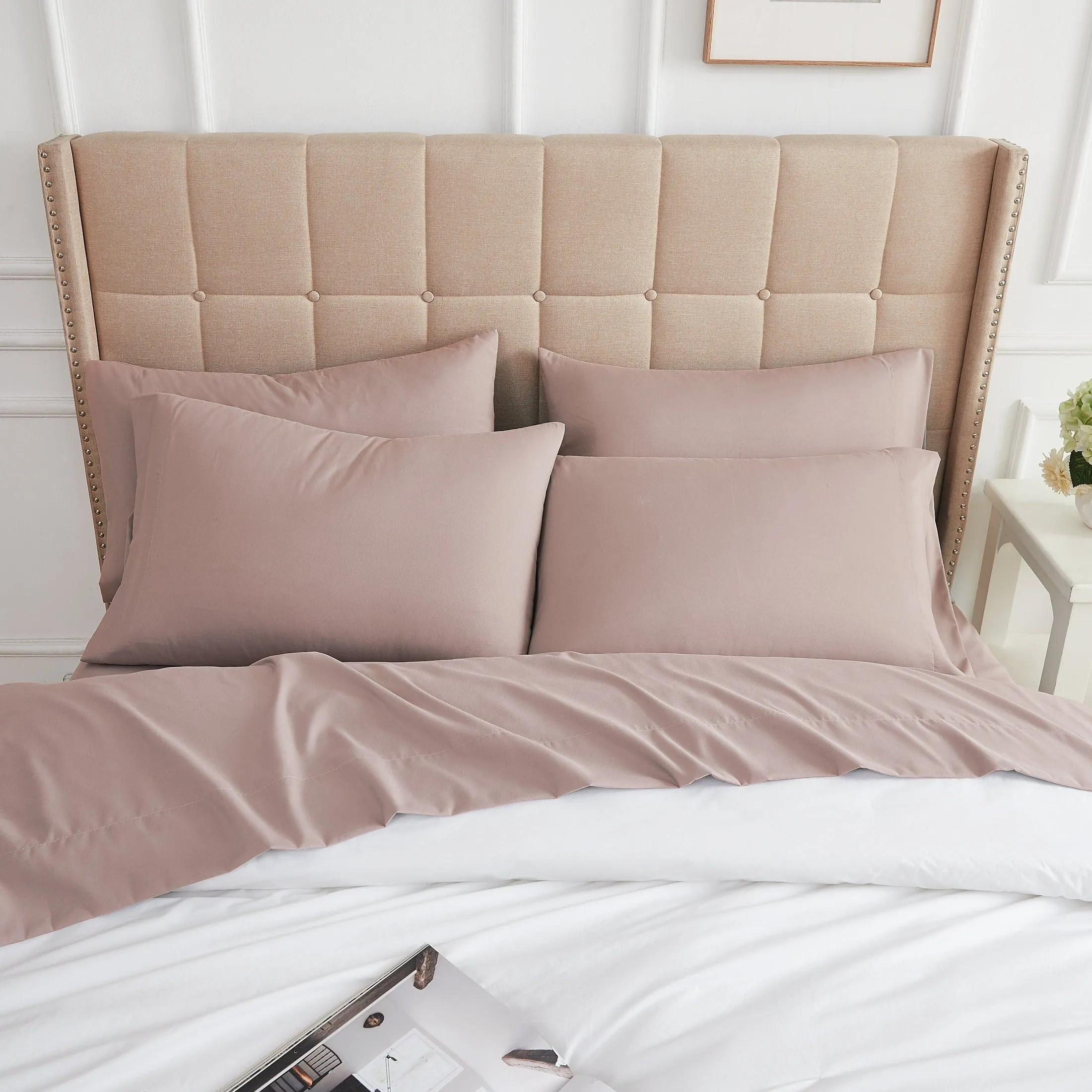 Everyday Essentials 6-Piece Sheet Set in Pastels
