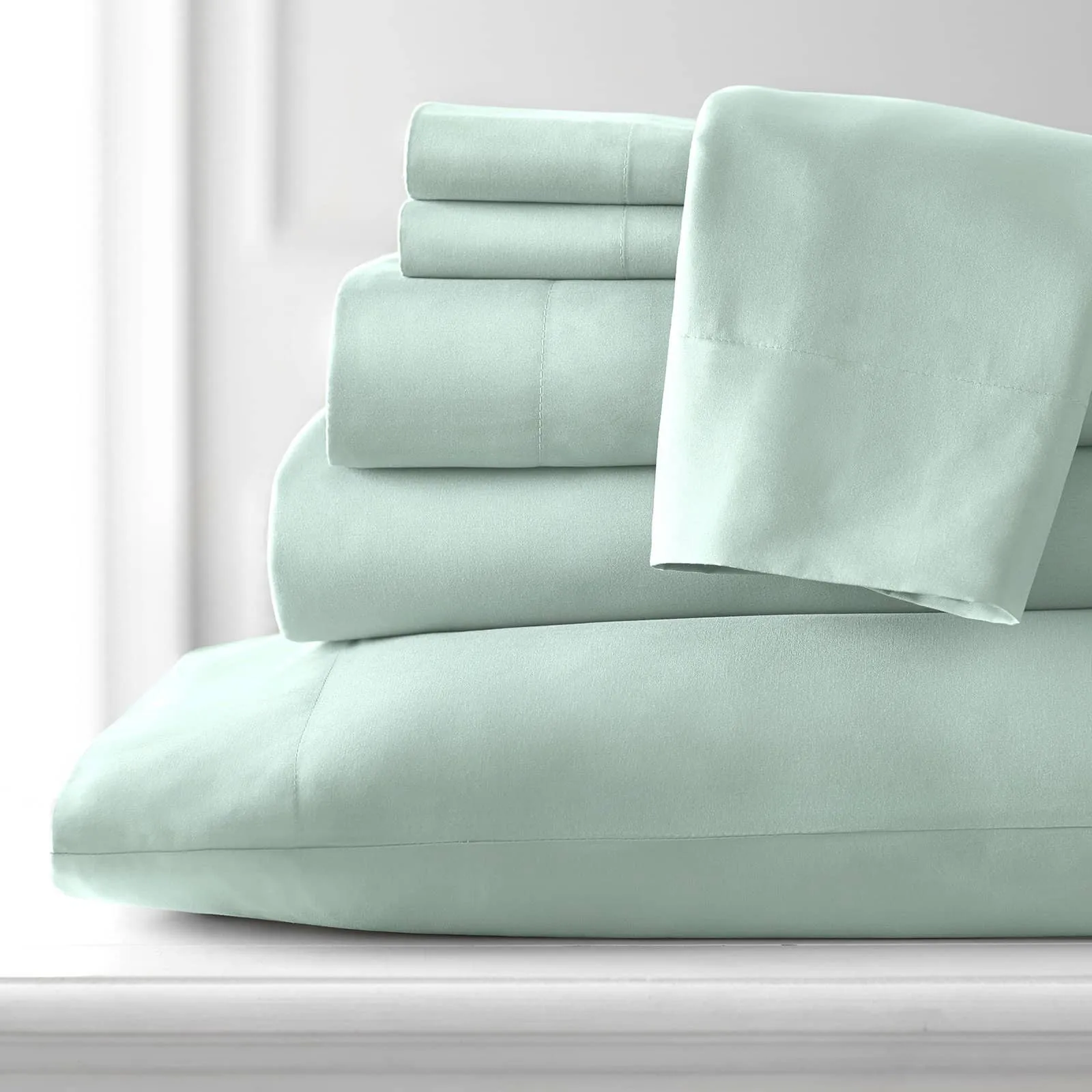 Everyday Essentials 6-Piece Sheet Set in Pastels