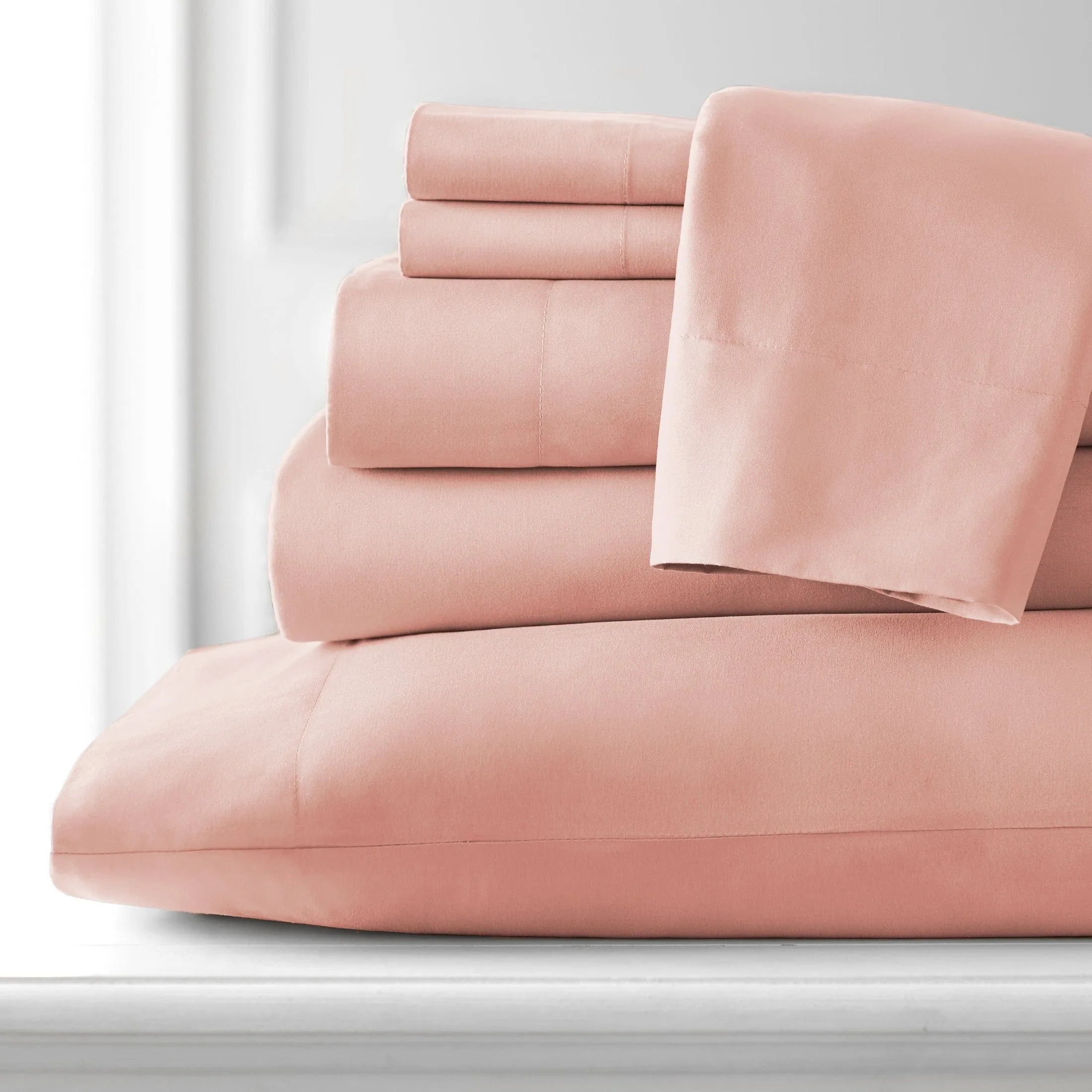 Everyday Essentials 6-Piece Sheet Set in Pastels