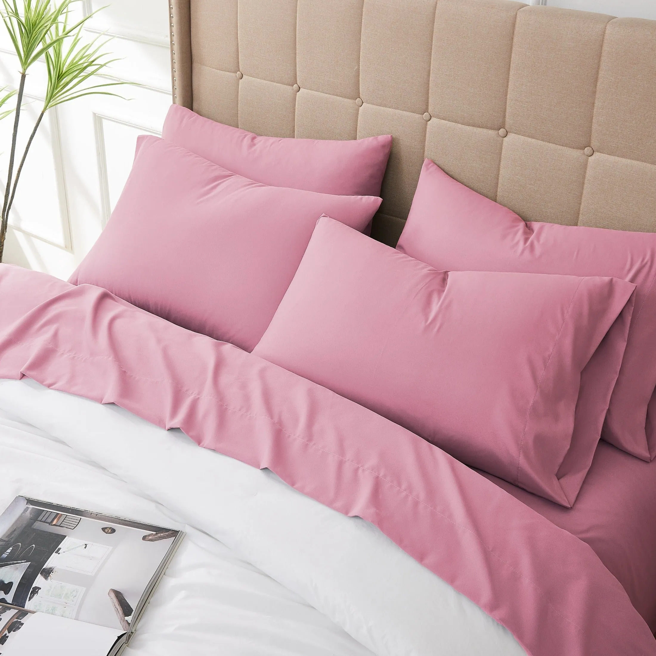 Everyday Essentials 6-Piece Sheet Set in Pastels