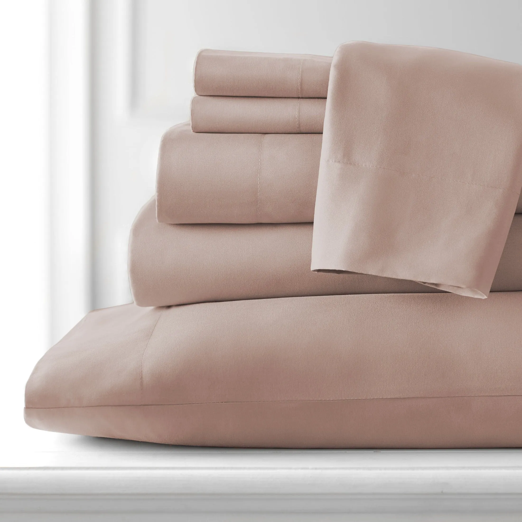 Everyday Essentials 6-Piece Sheet Set in Pastels