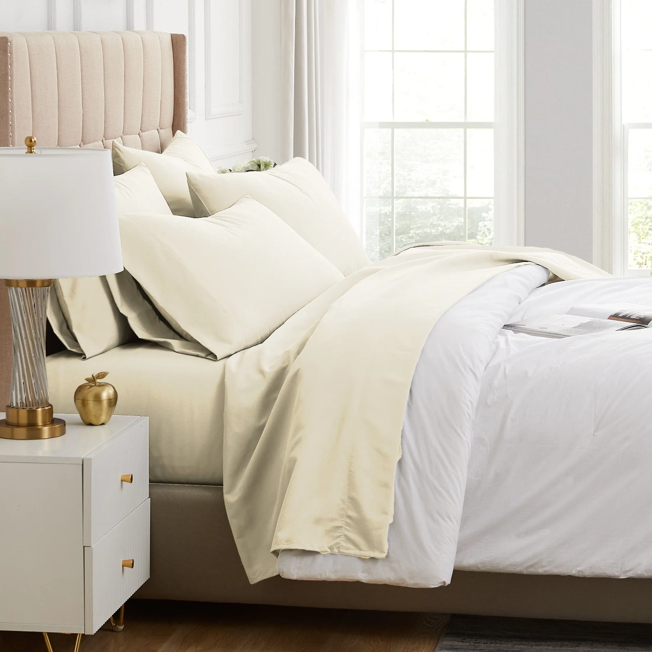 Everyday Essentials 6-Piece Sheet Set in Pastels