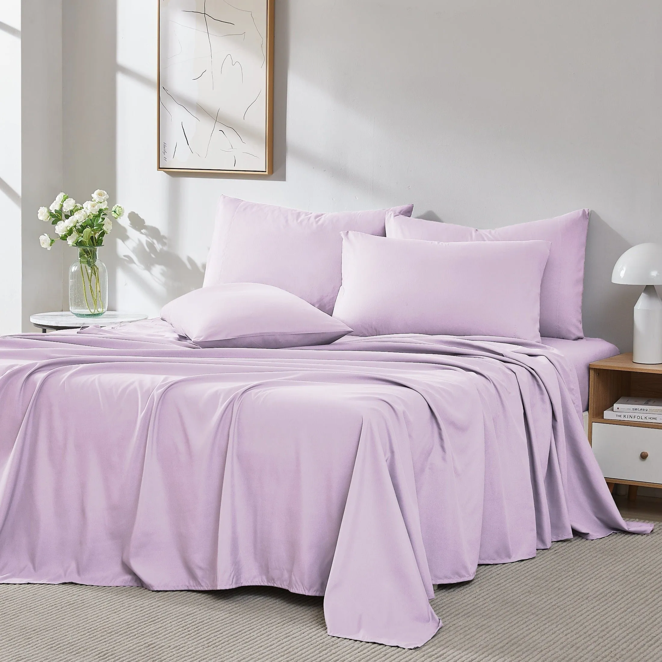 Everyday Essentials 6-Piece Sheet Set in Pastels