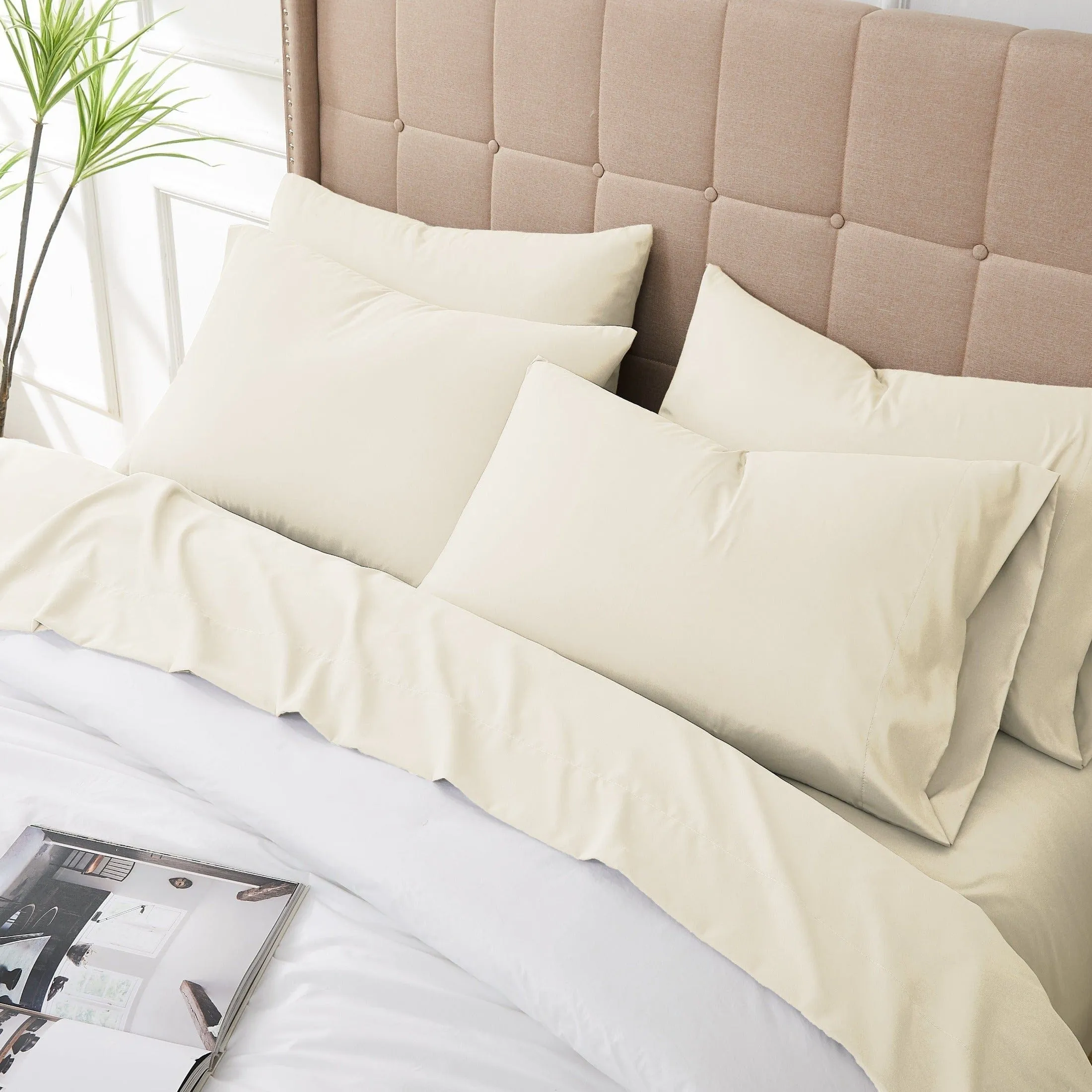 Everyday Essentials 6-Piece Sheet Set in Pastels