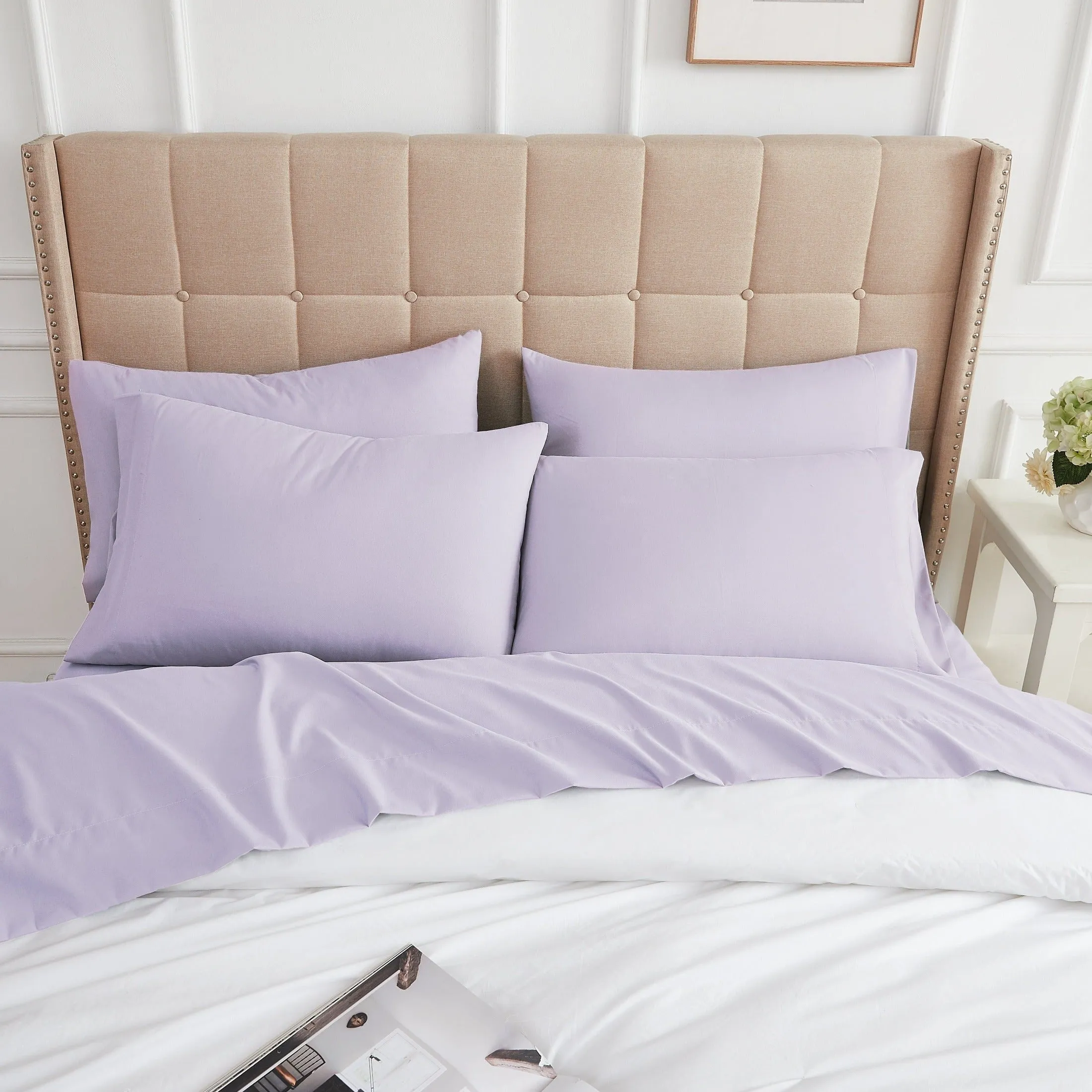 Everyday Essentials 6-Piece Sheet Set in Pastels