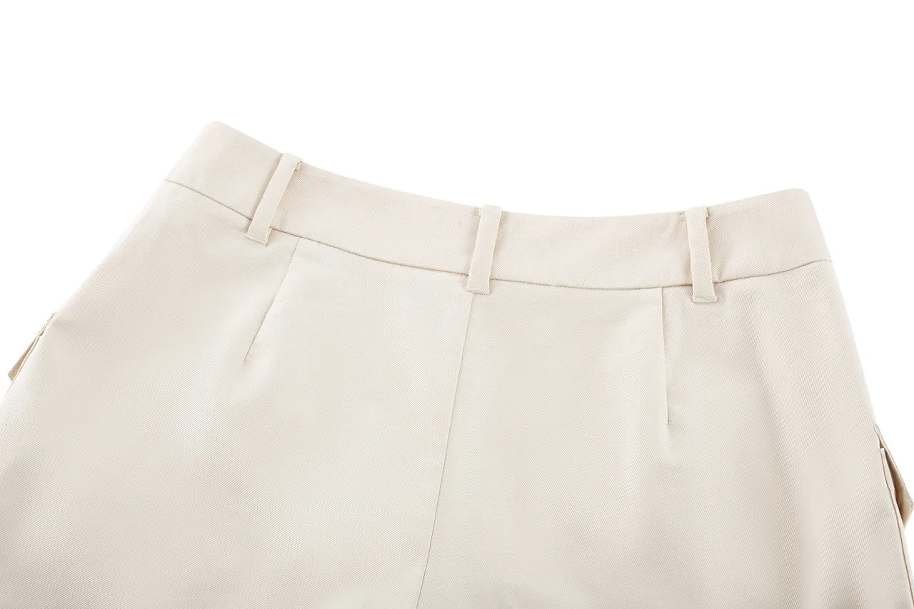 Flap Pocket Cargo Shorts