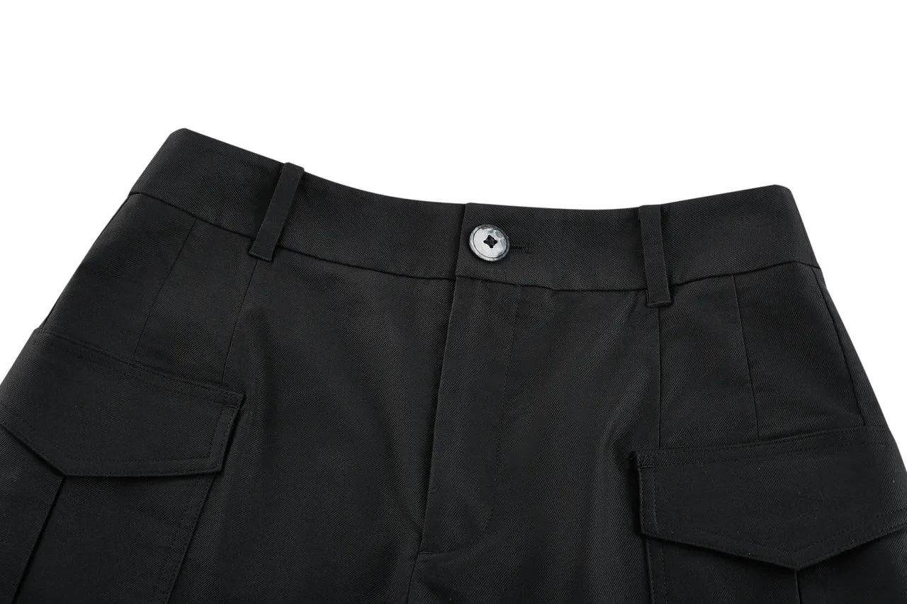 Flap Pocket Cargo Shorts