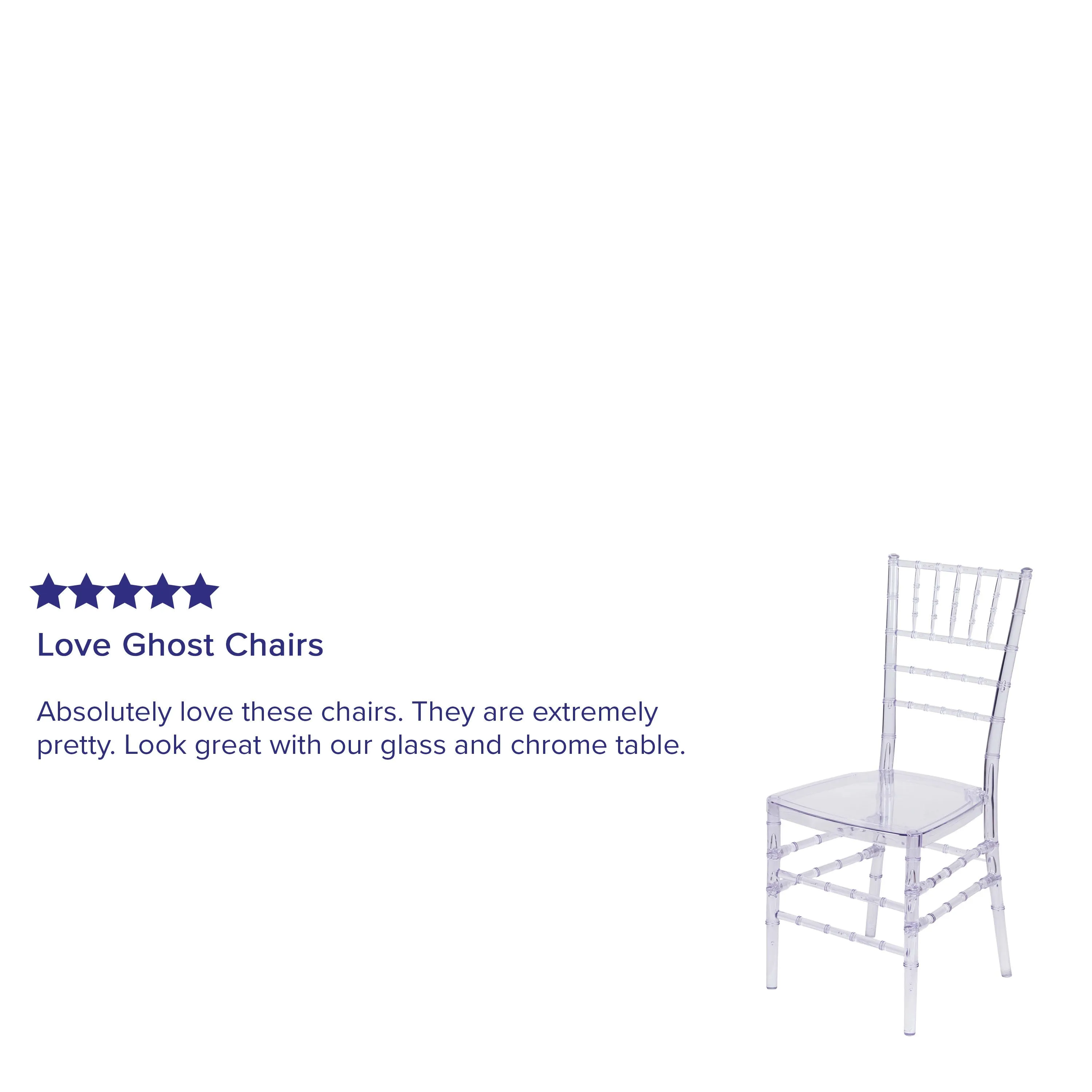 Flash Elegance Stacking Chiavari Chair