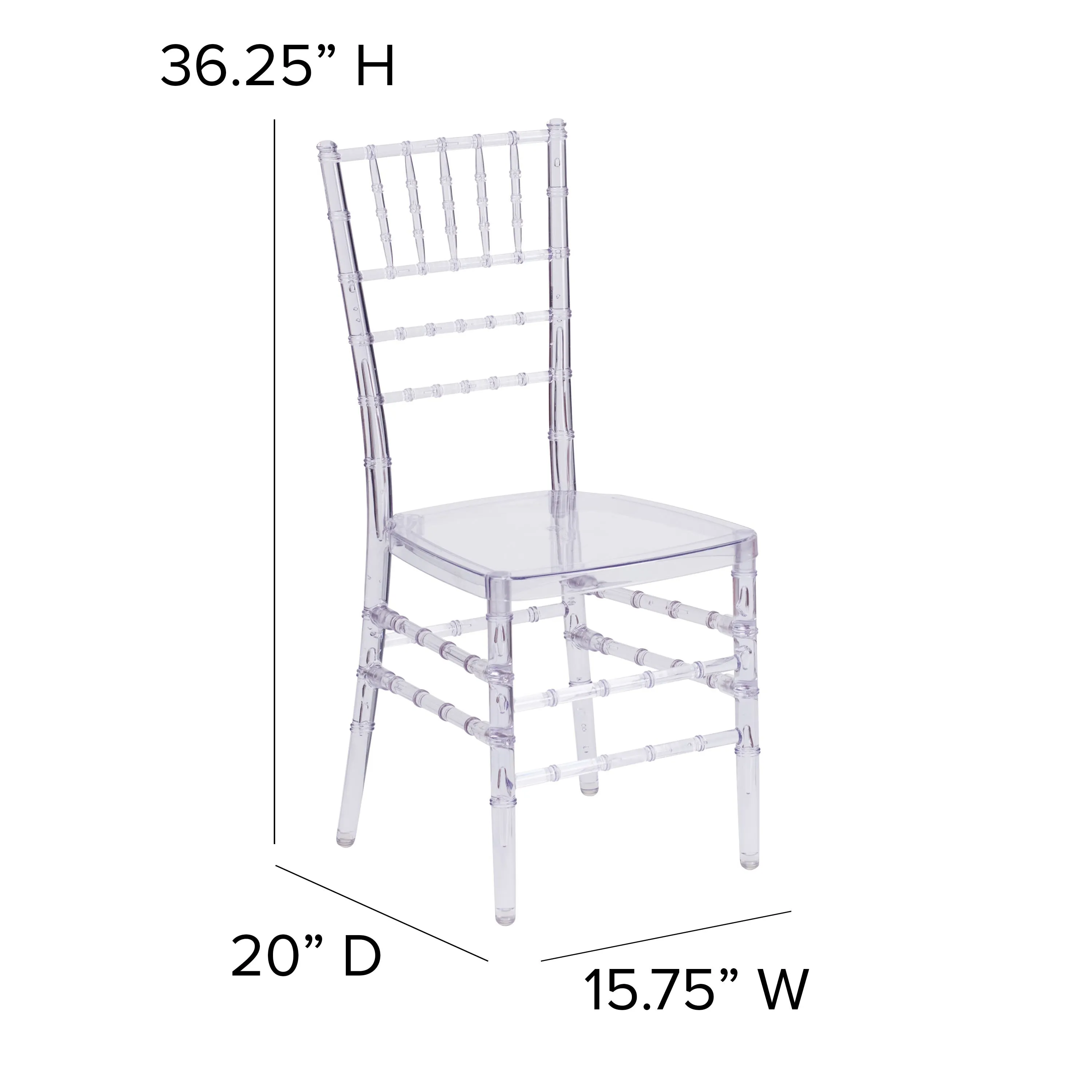 Flash Elegance Stacking Chiavari Chair