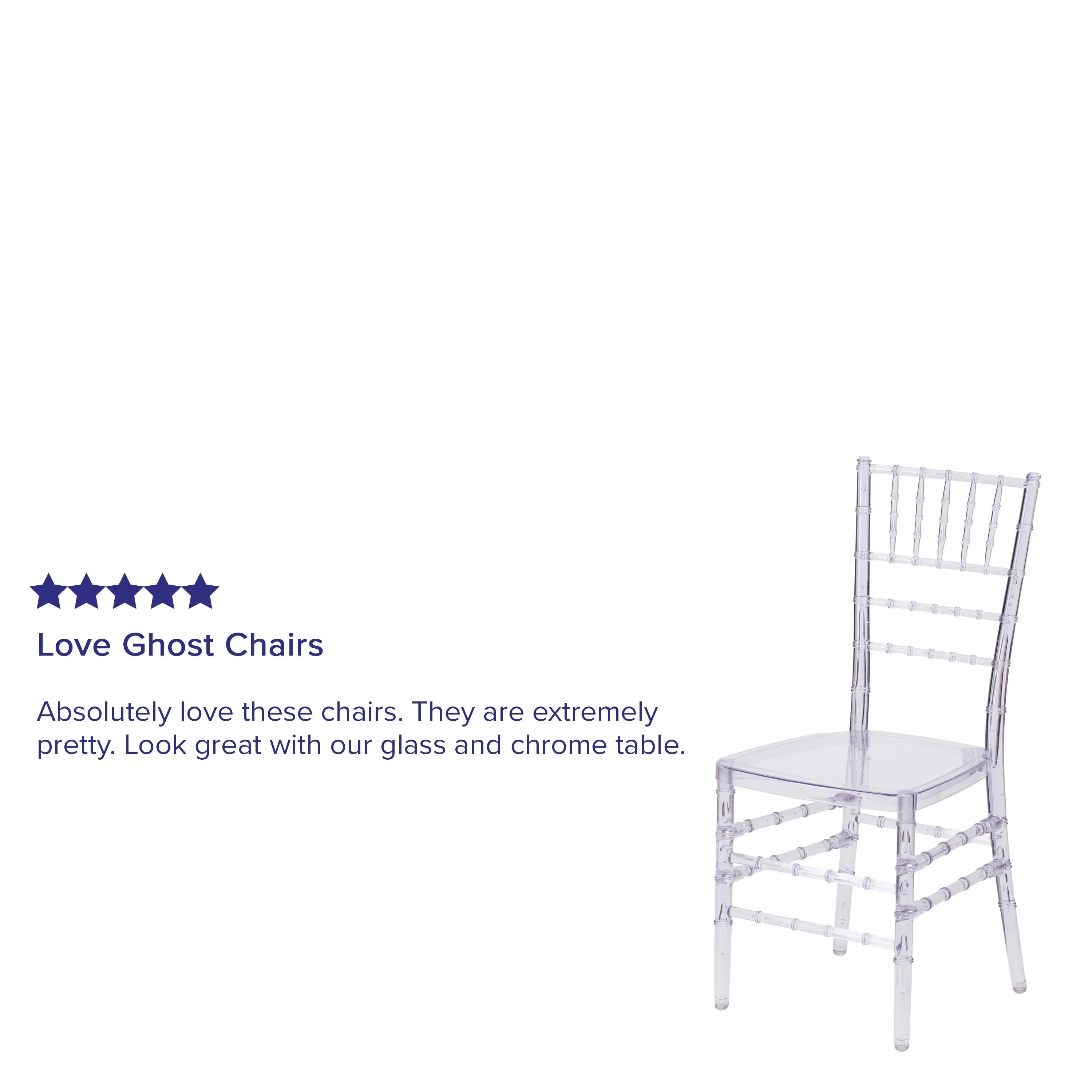 Flash Elegance Stacking Chiavari Chair