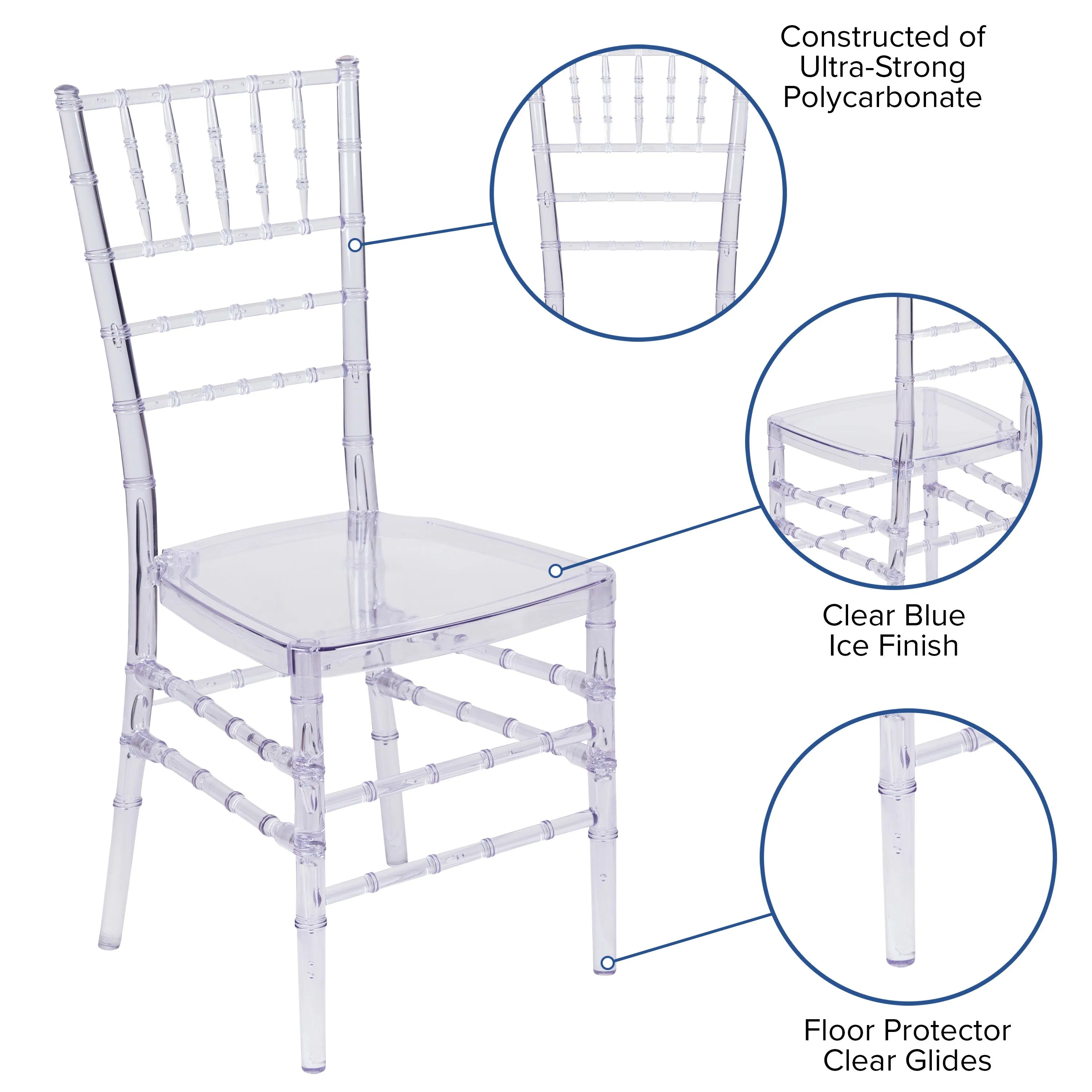 Flash Elegance Stacking Chiavari Chair