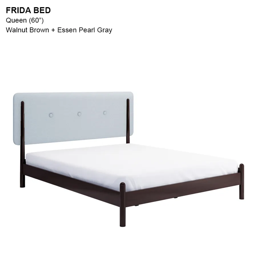 Frida 60x75" Bed - Walnut Brown