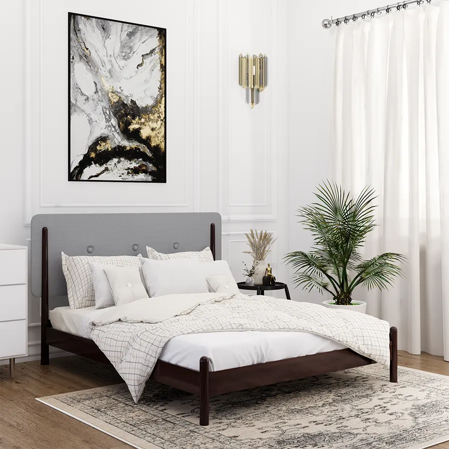 Frida 60x75" Bed - Walnut Brown