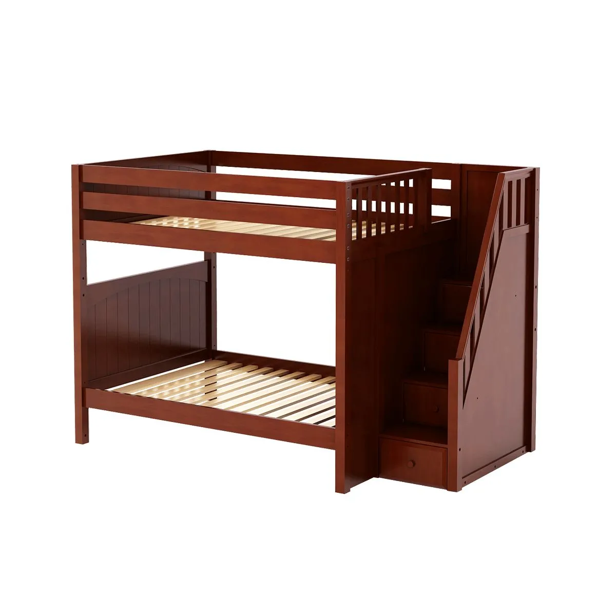 Full High Bunk Bed with Stairs