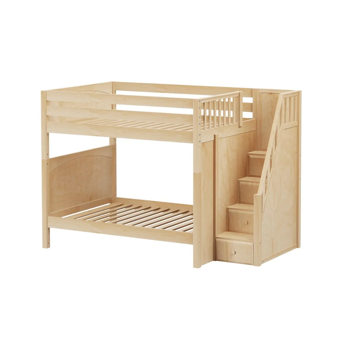 Full High Bunk Bed with Stairs