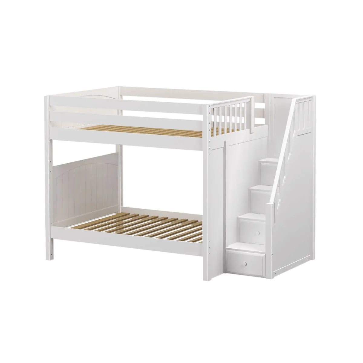Full High Bunk Bed with Stairs
