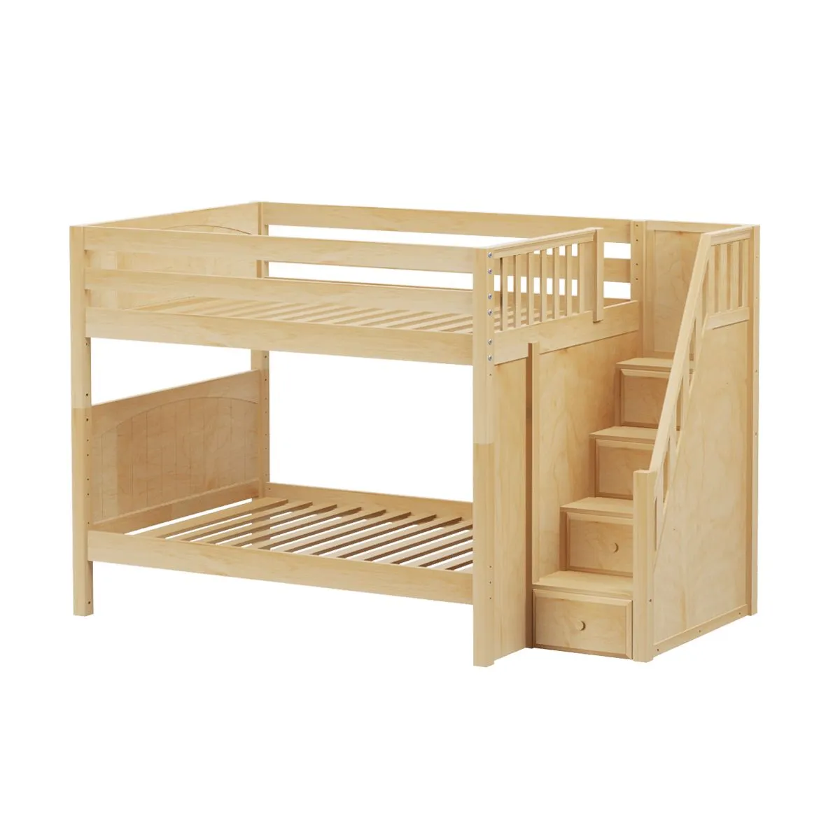 Full Medium Bunk Bed with Stairs