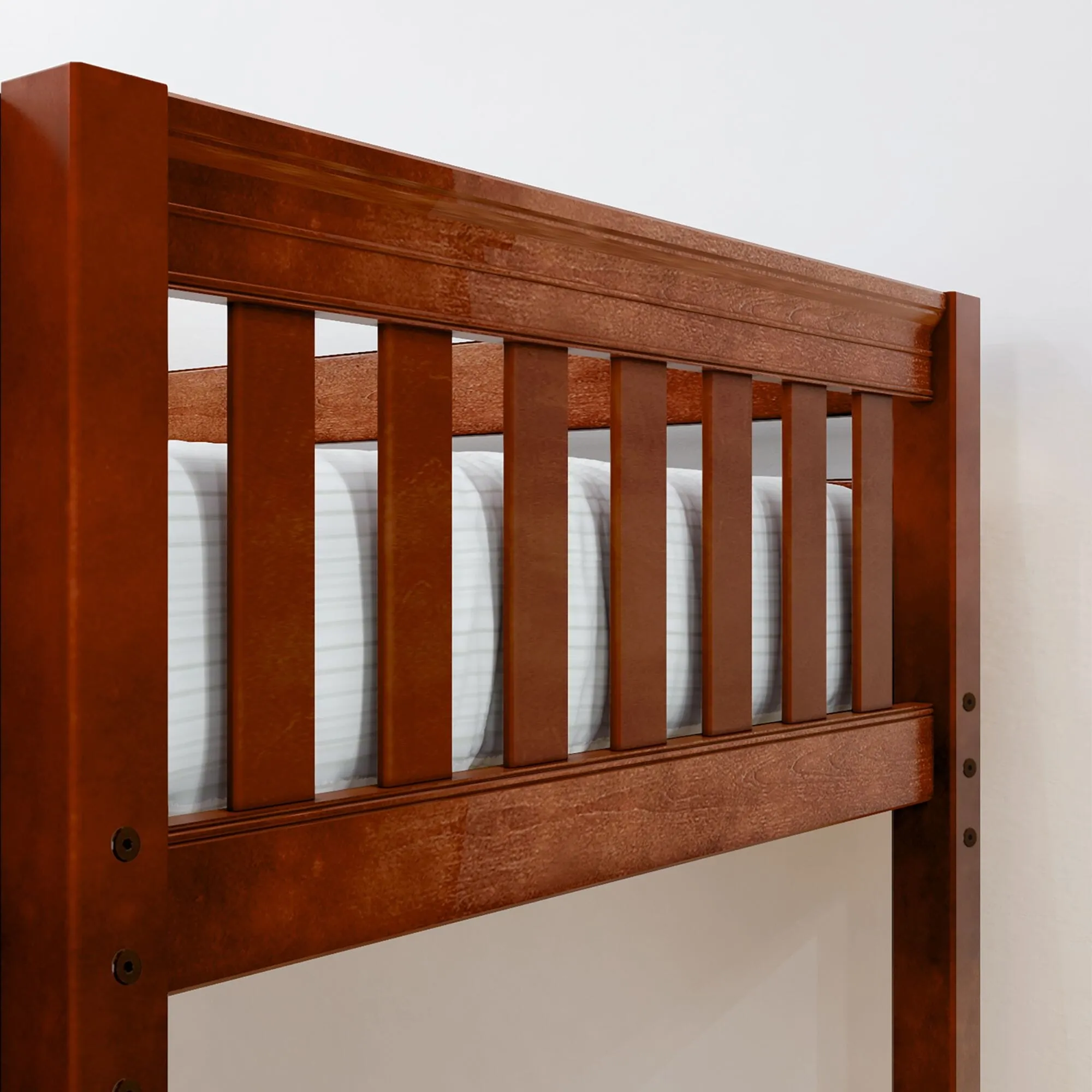 Full XL   Twin XL High Corner Bunk with Ladders