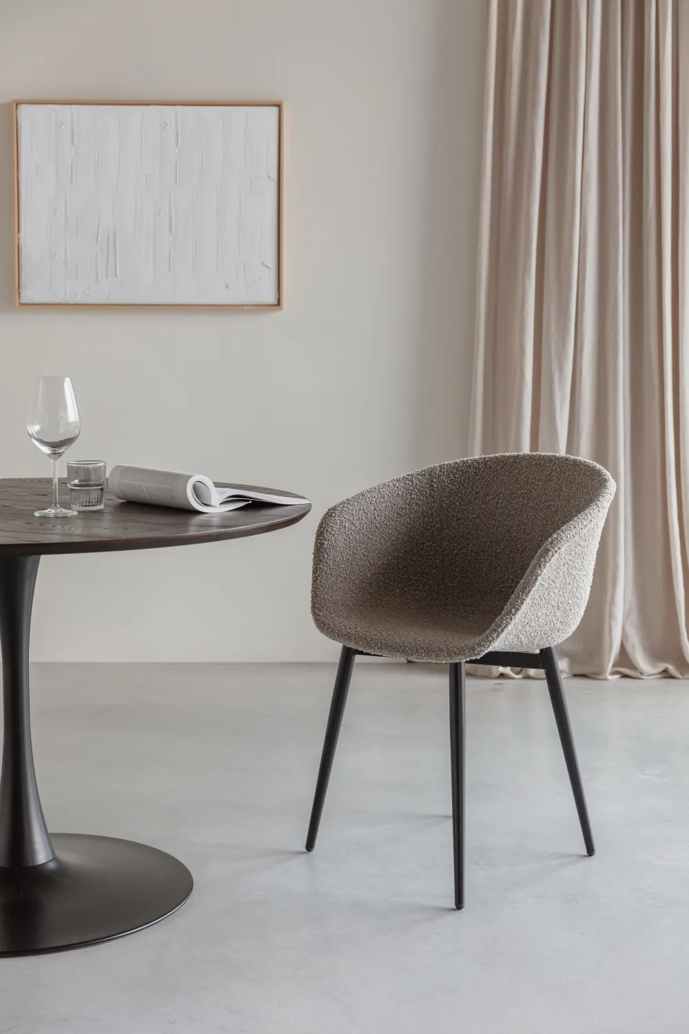 Gray Shell Dining Chairs (2) | DF Charly