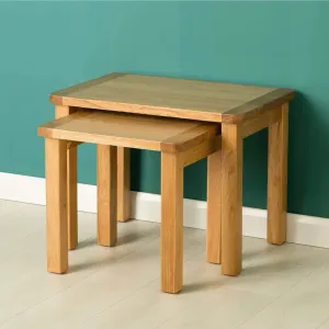 Hampshire Oak Nest of Tables