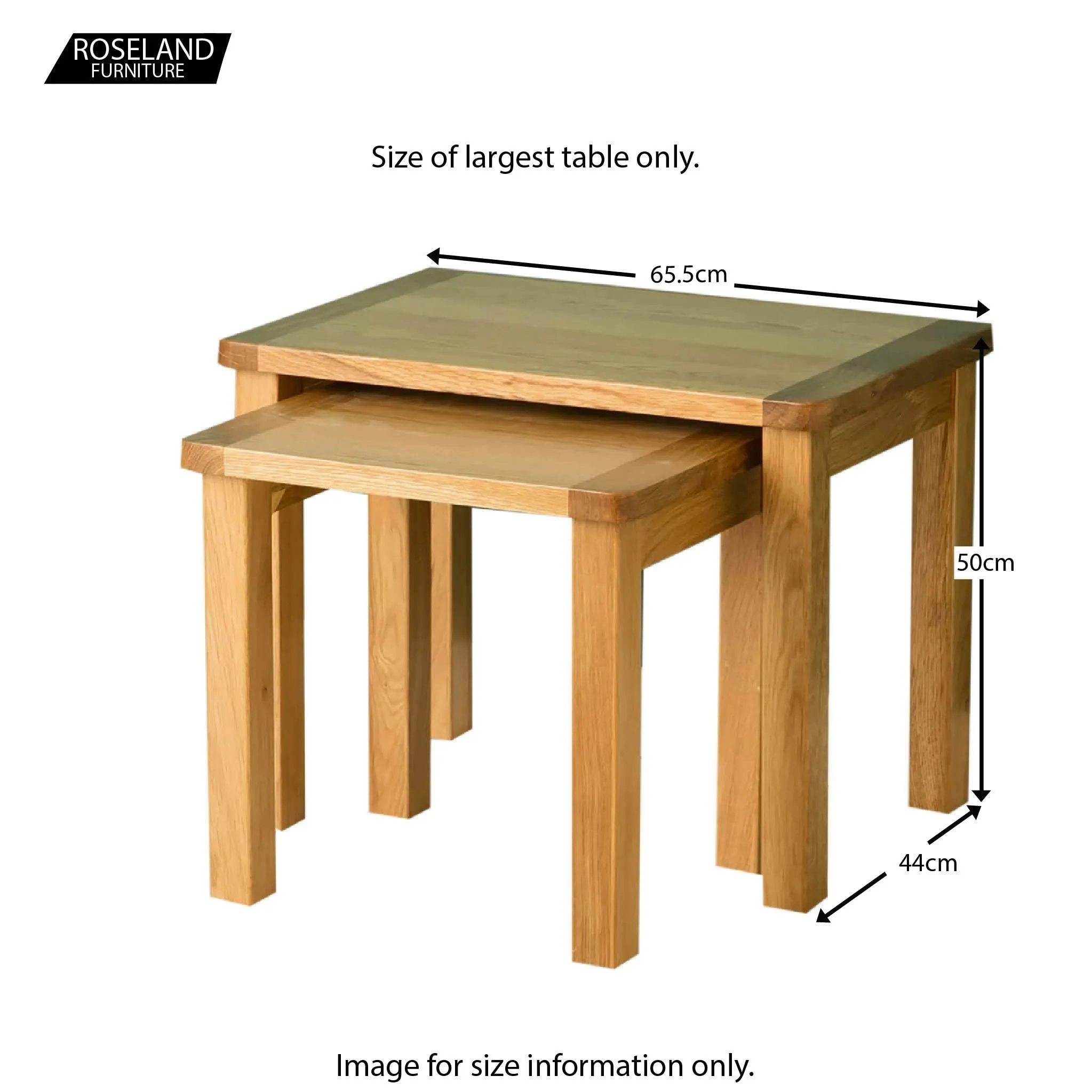 Hampshire Oak Nest of Tables